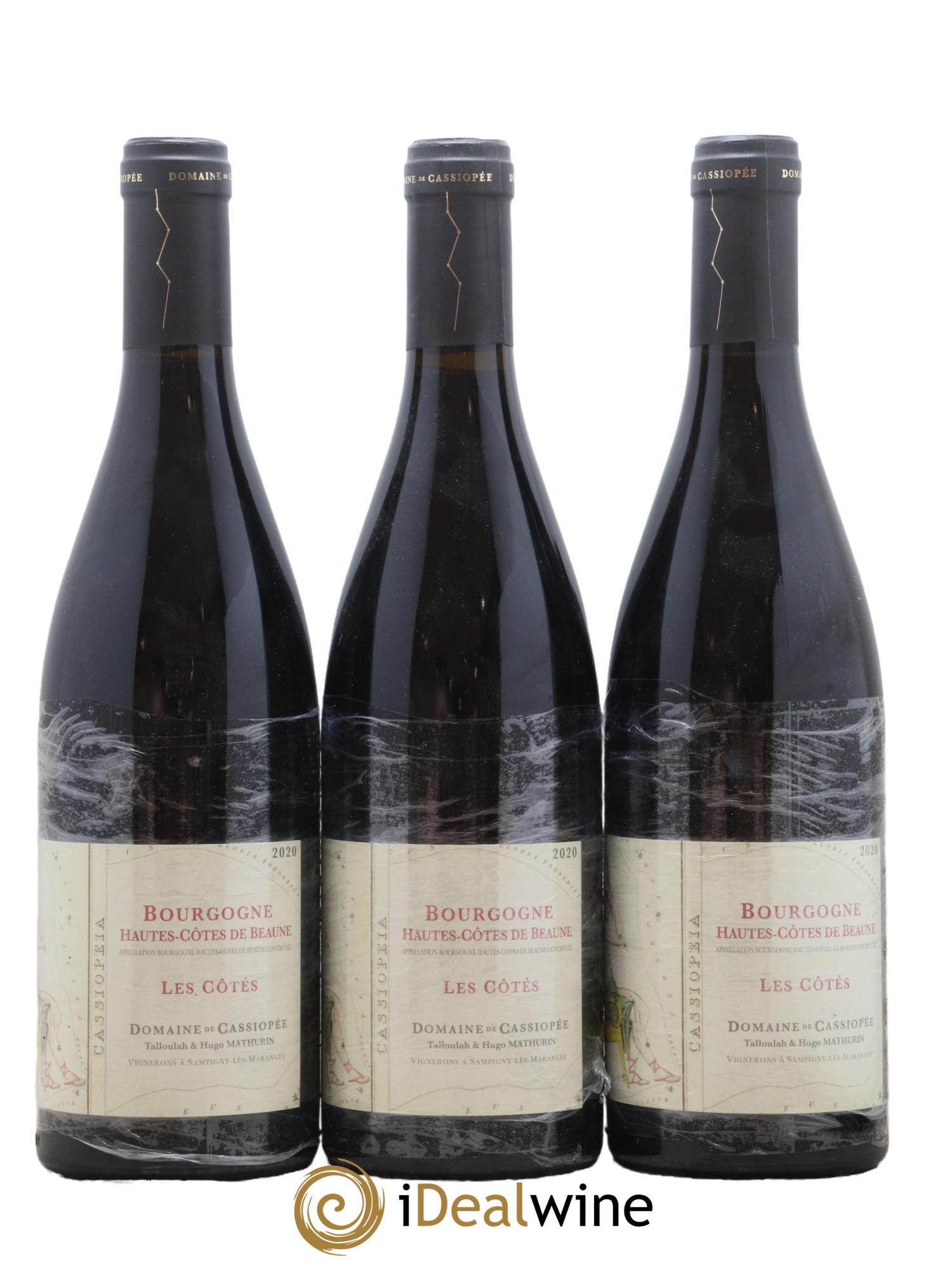 Hautes-Côtes de Beaune Les Cotés Domaine De Cassiopée 2020 - Lot de 3 bouteilles - 0