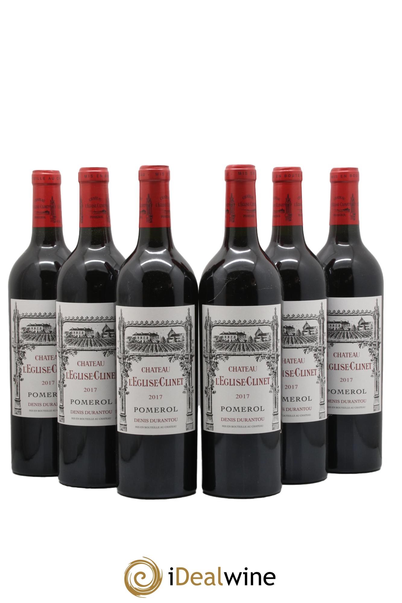 Château l' Église Clinet 2017 - Lot de 6 bouteilles - 0