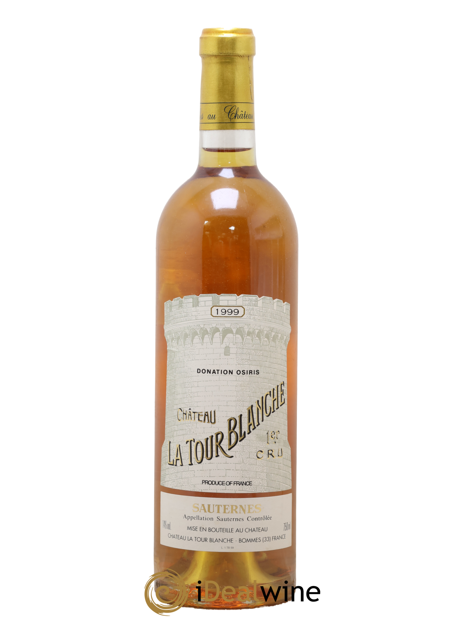 Château la Tour Blanche 1er Grand Cru Classé 1999 - Posten von 1 Flasche - 0