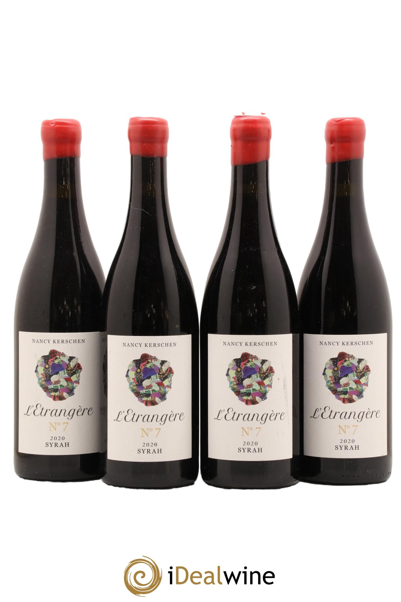 Vin de France Etrangere Numero 7 Syrah Nancy Kerschen Famille Cecillon 2020 - Lot de 4 bouteilles - 0