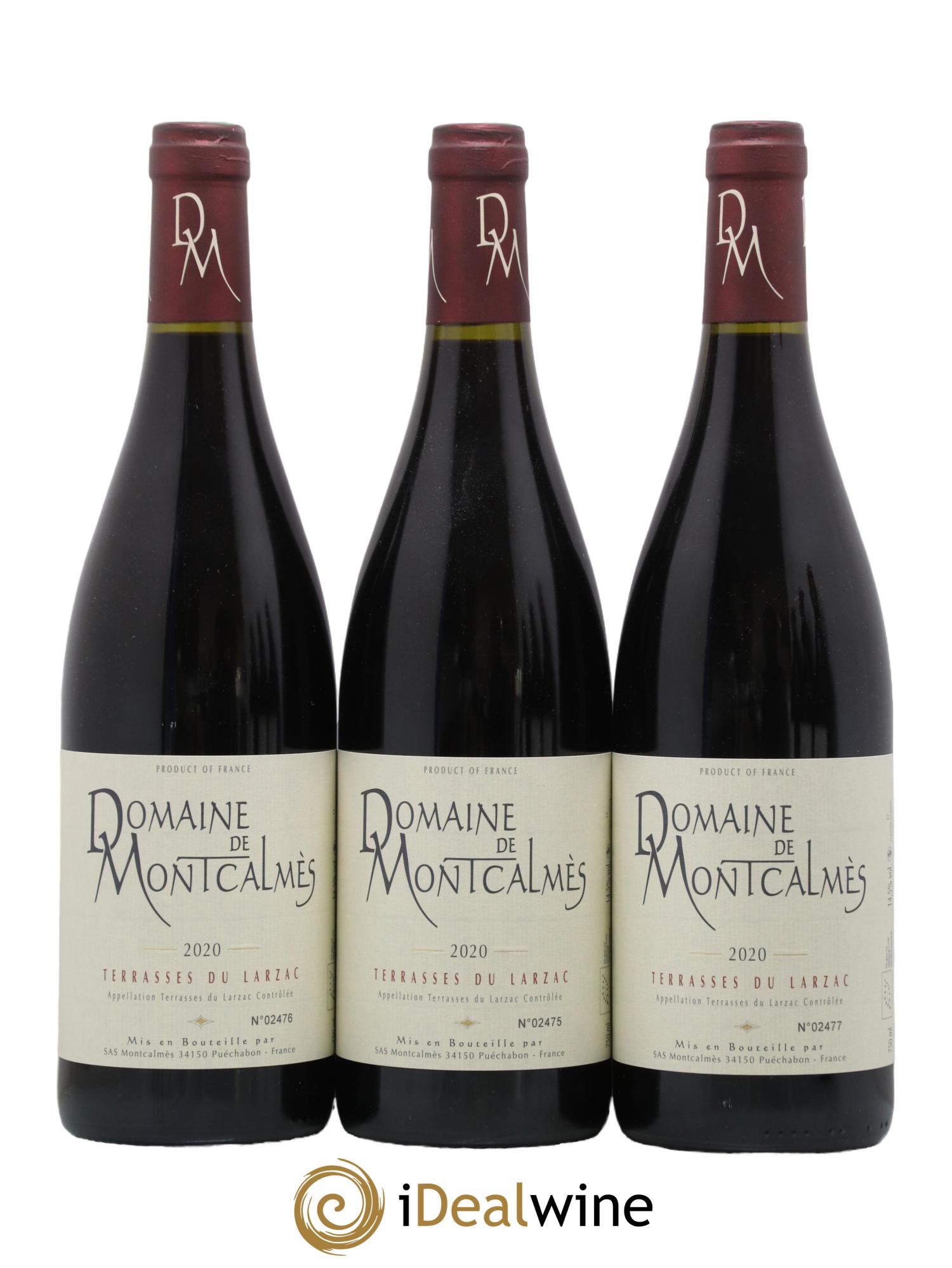 Terrasses du Larzac Domaine de Montcalmès Frédéric Pourtalié 2020 - Lot de 6 bouteilles - 2