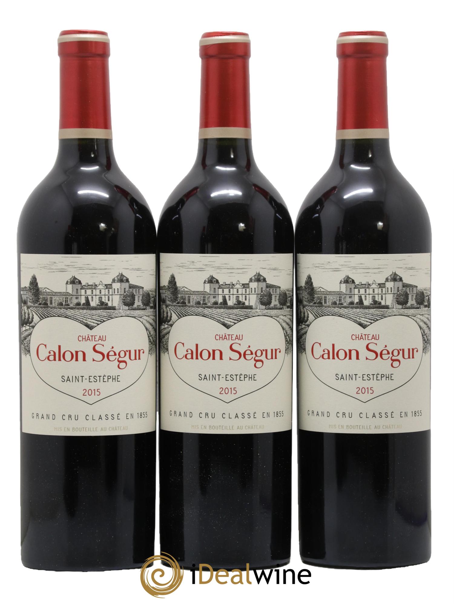 Château Calon Ségur 3ème Grand Cru Classé  2015 - Lot of 6 bottles - 2