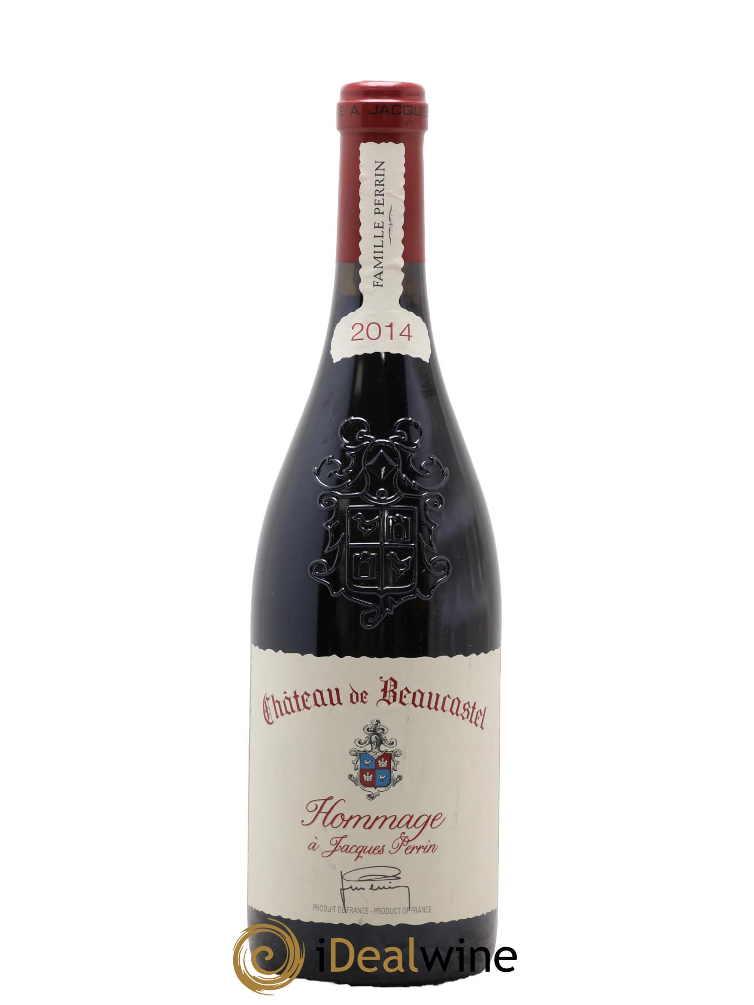 Châteauneuf-du-Pape Château de Beaucastel Hommage à Jacques Perrin Famille Perrin 2014 - Lotto di 1 bottiglia - 0