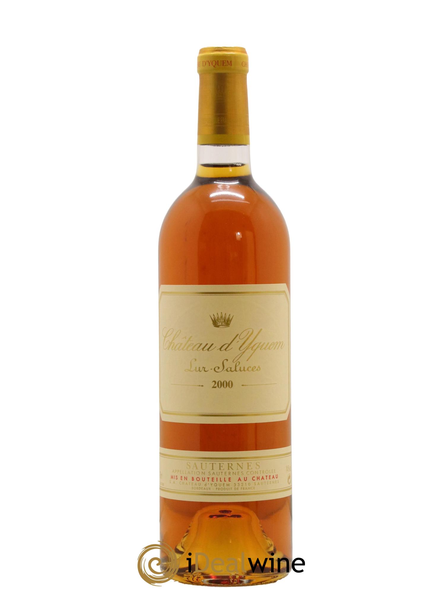 Château d' Yquem 1er Cru Classé Supérieur 2000 - Lot de 1 bouteille - 1