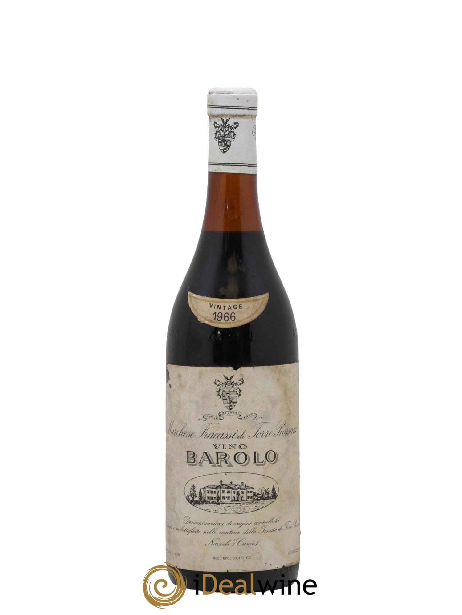 Barolo Marchese Fracassi 1966 - Lot de 1 bouteille - 0