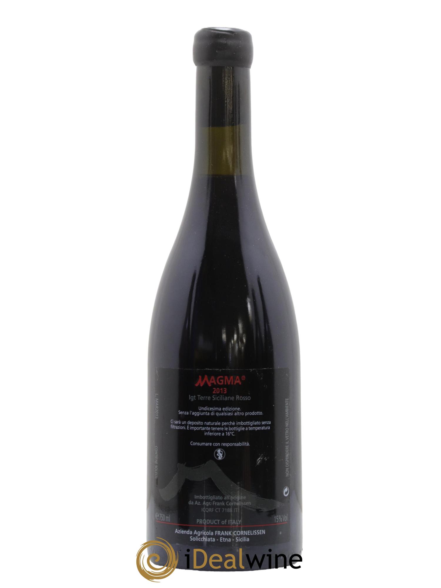Terre Siciliane IGT Magma Frank Cornelissen 2013 - Lot de 1 bouteille - 1