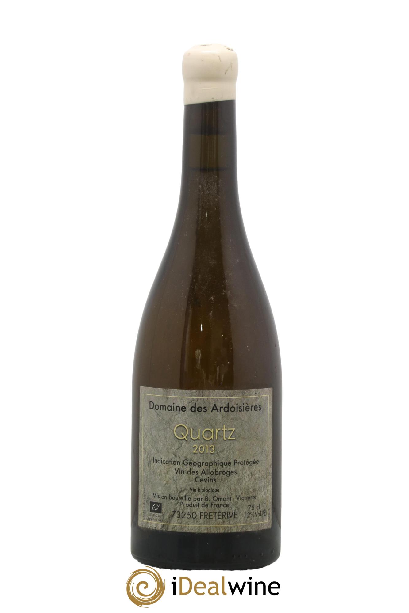 IGP Vin des Allobroges - Cévins Quartz Ardoisières (Domaine des) 2013 - Lot de 1 bouteille - 0