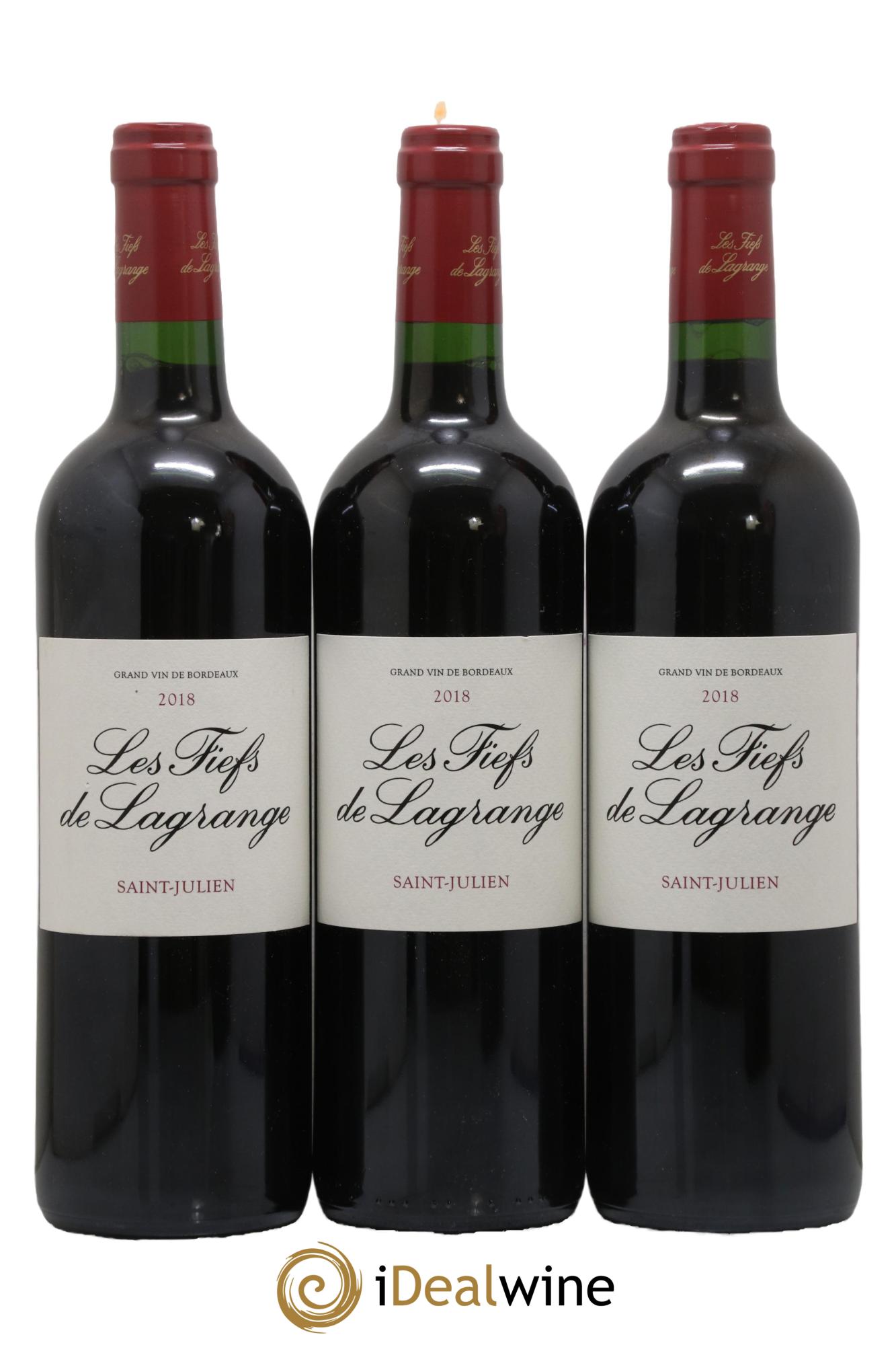 Les Fiefs de Lagrange Second Vin 2018 - Lotto di 3 bottiglie - 0
