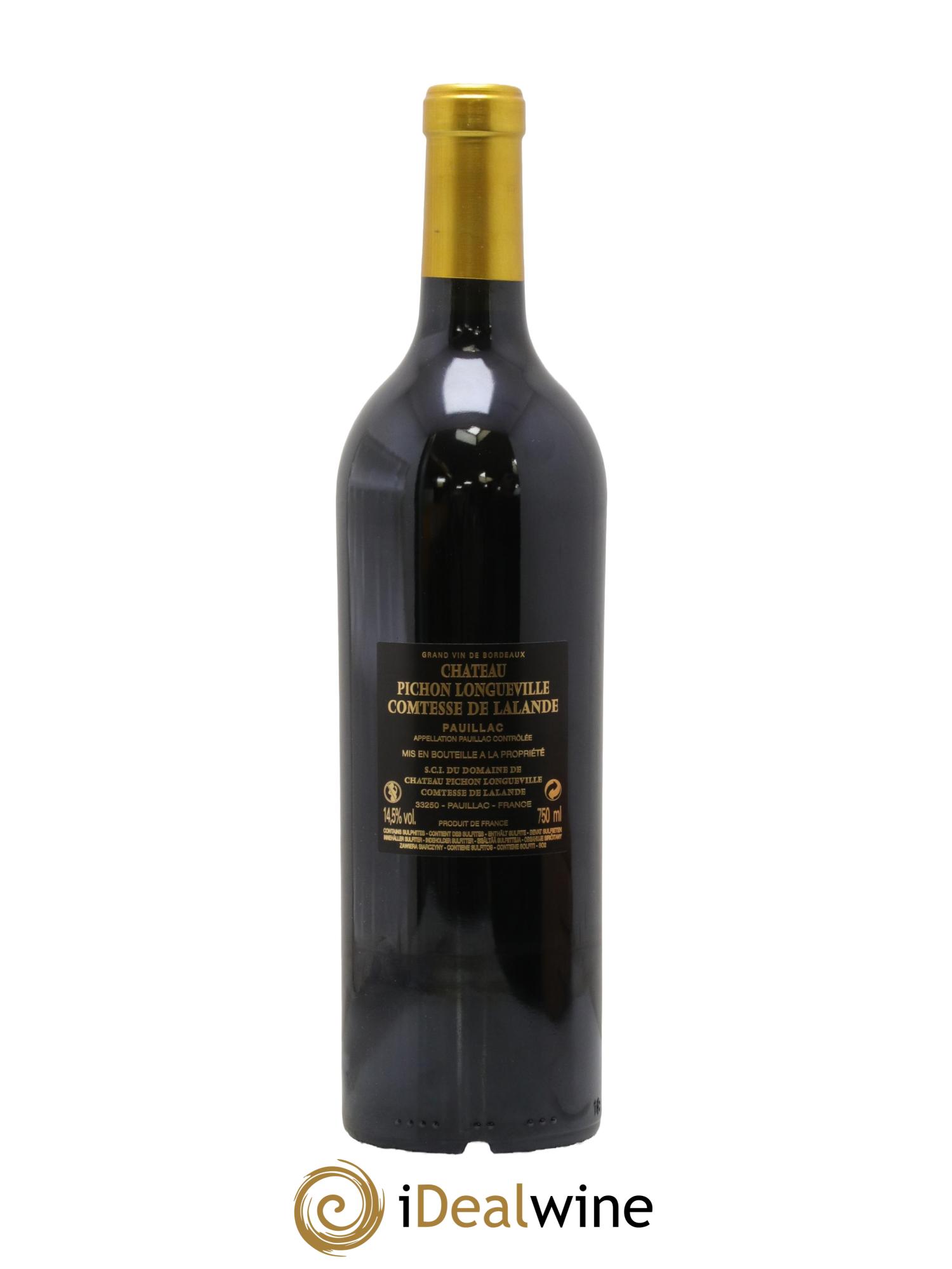 Château Pichon Longueville Comtesse de Lalande 2ème Grand Cru Classé 2018 - Lot de 1 bouteille - 2