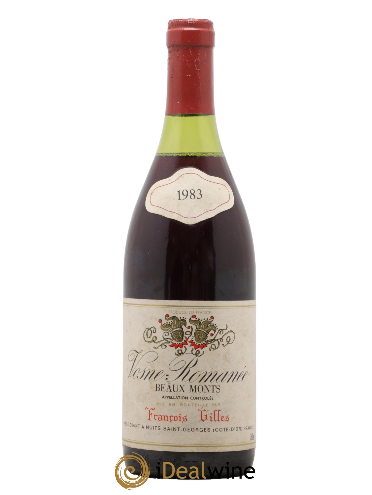 Vosne-Romanée 1er Cru Beaux Monts Domaine François Gilles 1983 - Lot de 1 bouteille - 0