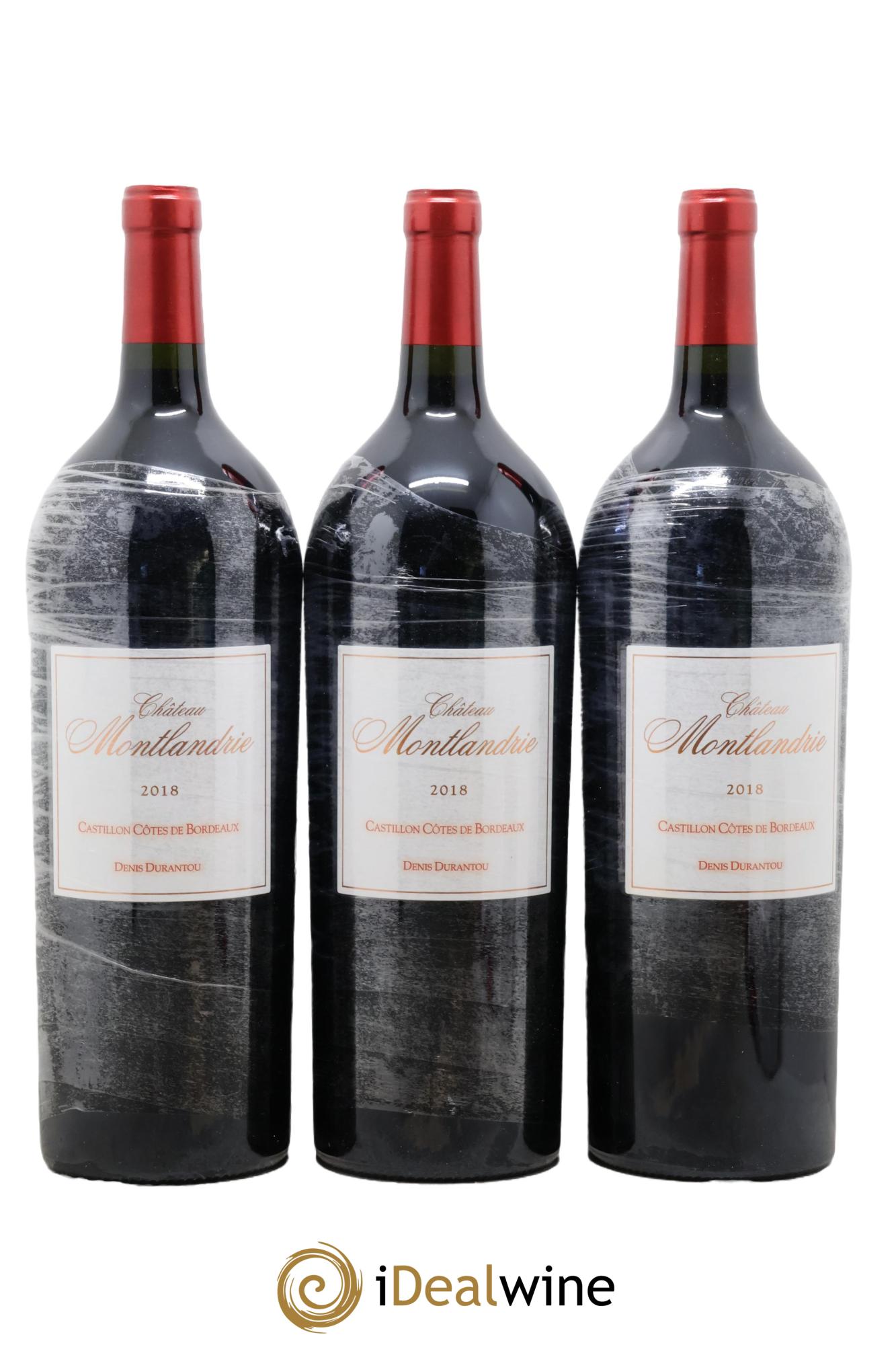 Castillon-Côtes-de-Bordeaux (Côtes-de-Castillon) Château Montlandrie 2018 - Lot de 3 magnums - 0
