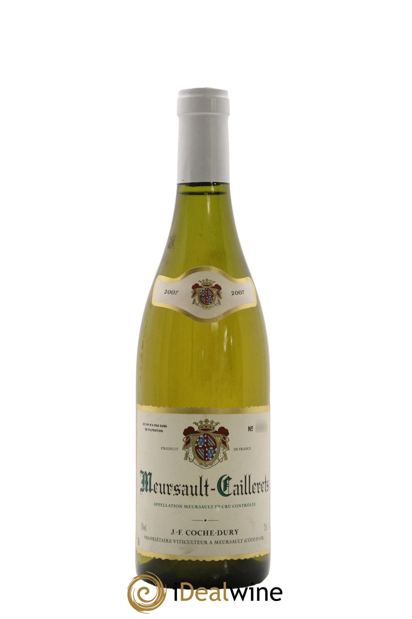 Meursault 1er Cru Caillerets Coche Dury (Domaine) 2007 - Posten von 1 Flasche - 0