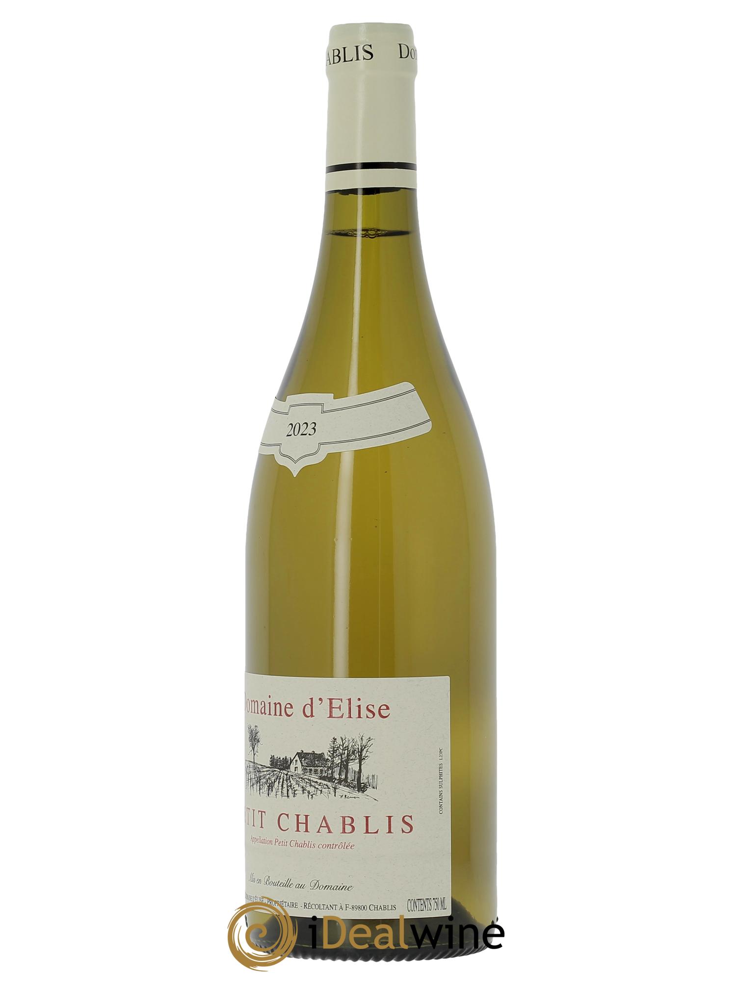 Petit Chablis Elise (Domaine d')  2023 - Lot de 1 bouteille - 1