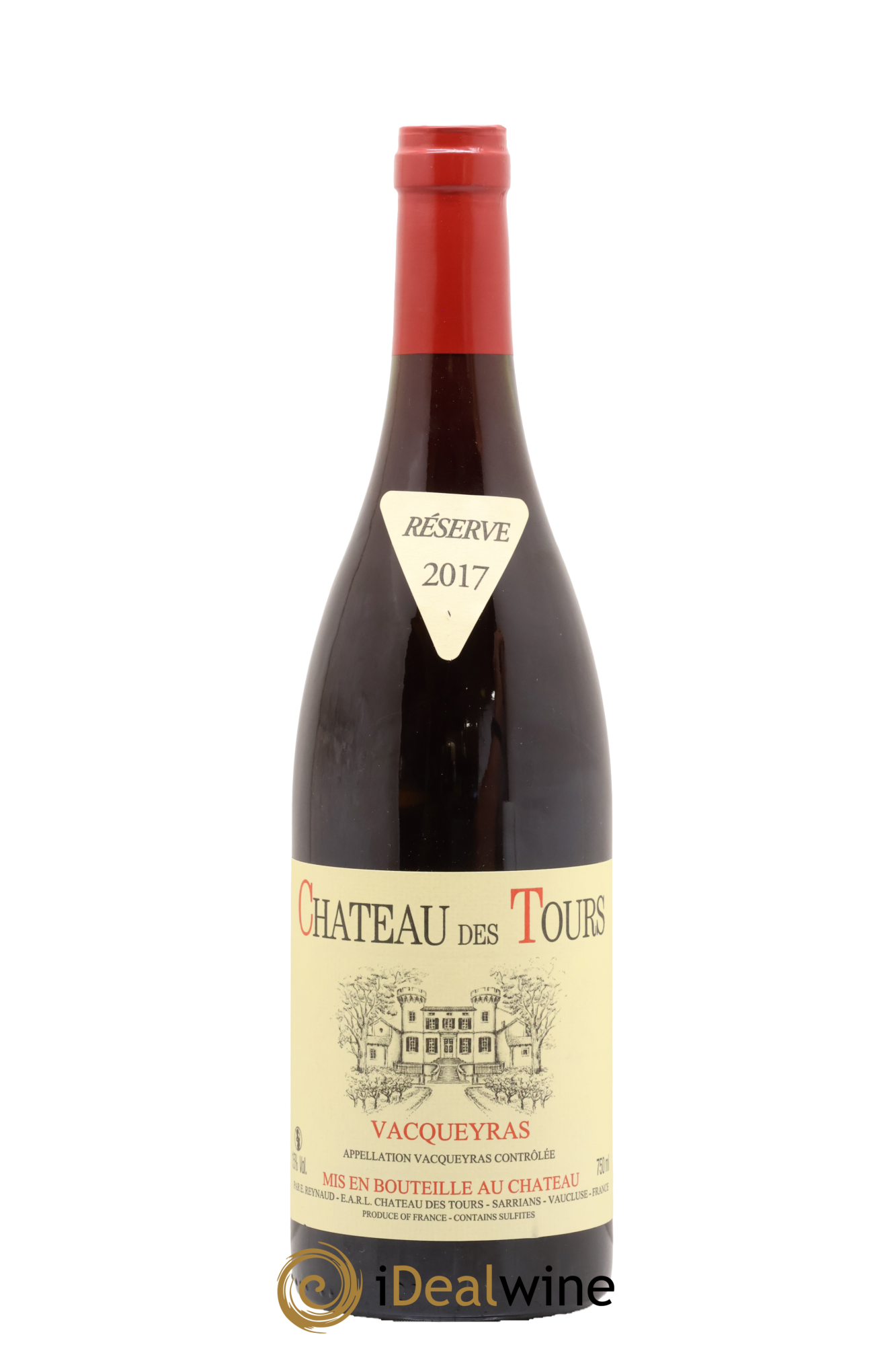 Vacqueyras Château des Tours Emmanuel Reynaud 2017 - Lotto di 1 bottiglia - 0