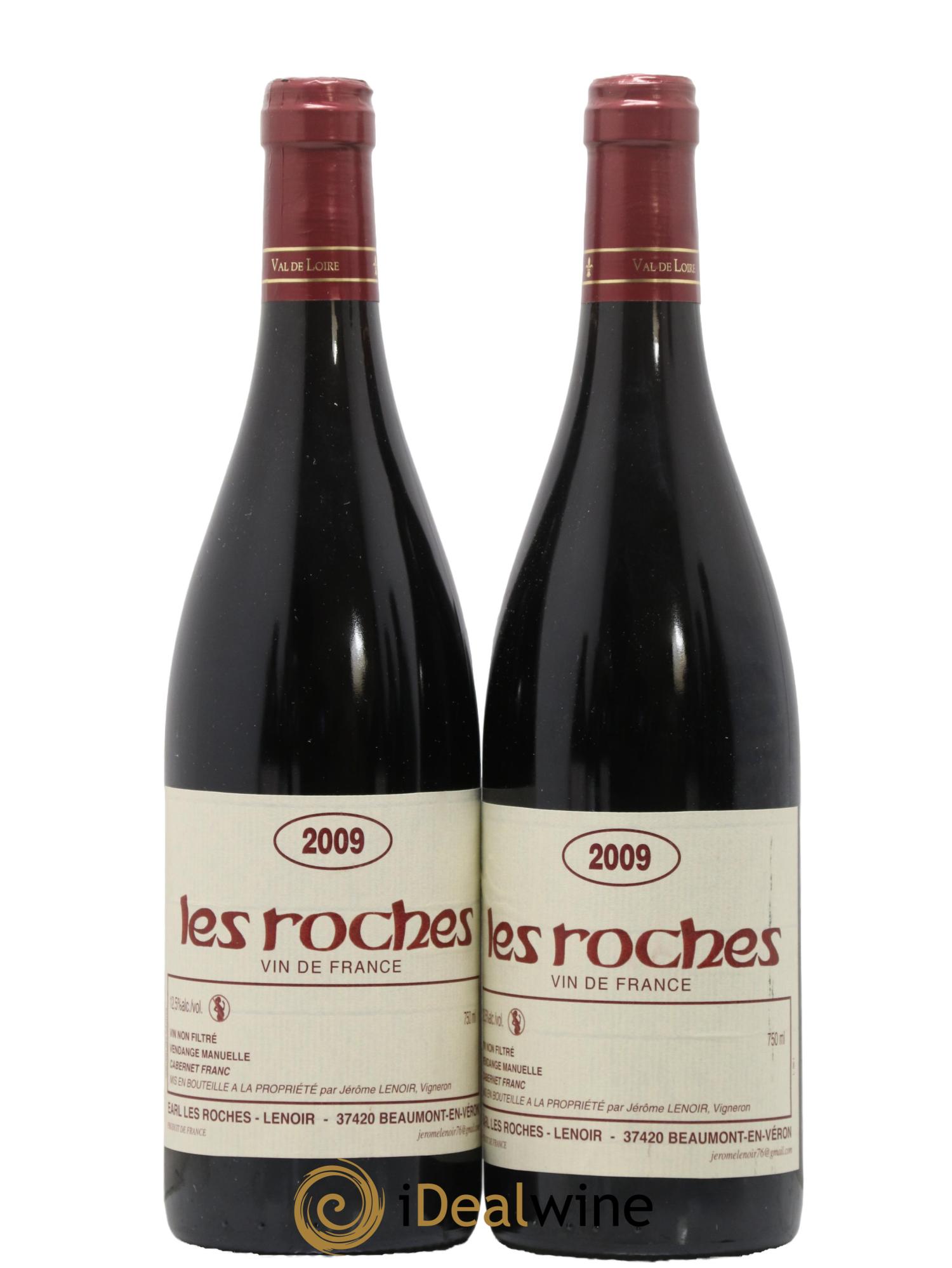 Vin de France Les Roches Lenoir (Domaine) 2009 - Lot de 2 bouteilles - 0