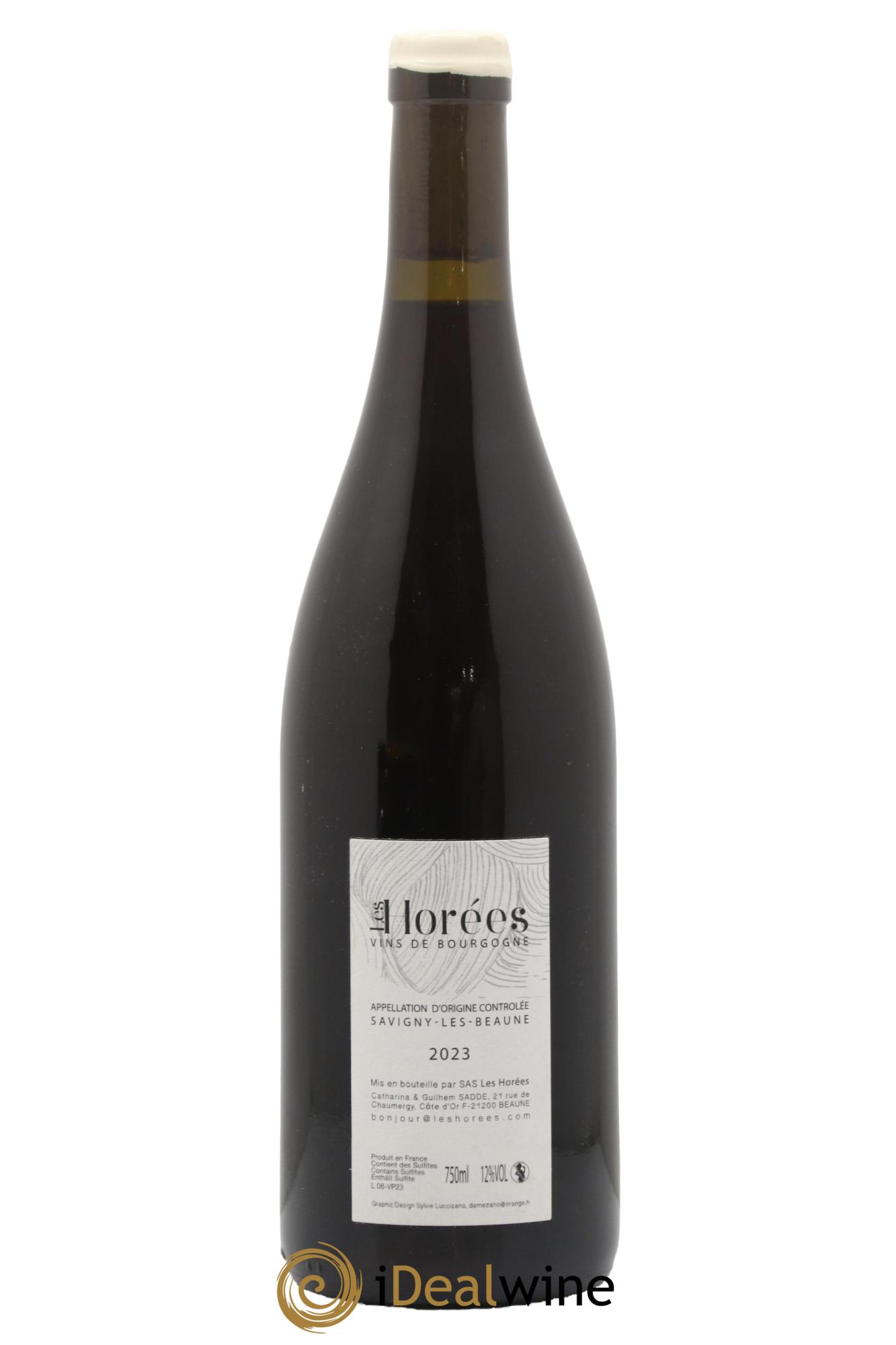 Savigny-lès-Beaune Les Plaisirs et les jours Les Horées 2023 - Lot de 1 bouteille - 1