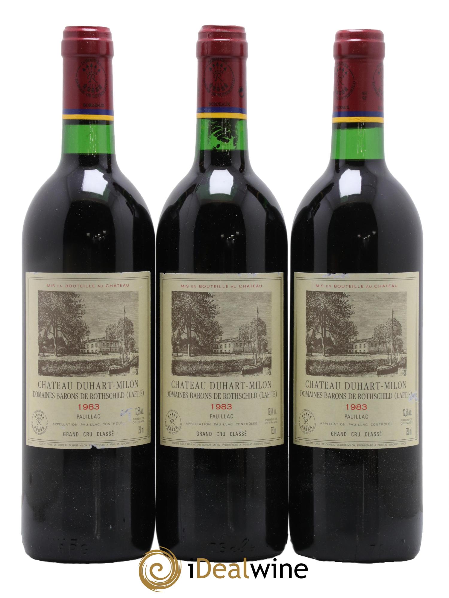 Château Duhart-Milon 4ème Grand Cru Classé 1983 - Lotto di 12 bottiglie - 4