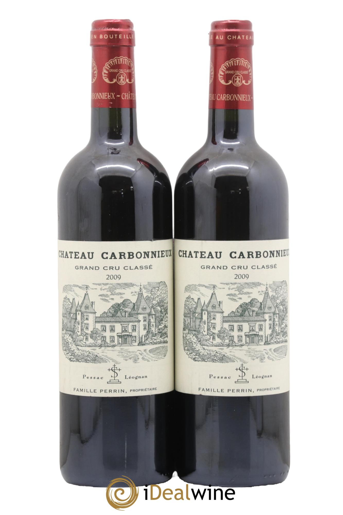Château Carbonnieux Cru Classé de Graves 2009 - Lot de 2 bouteilles - 0