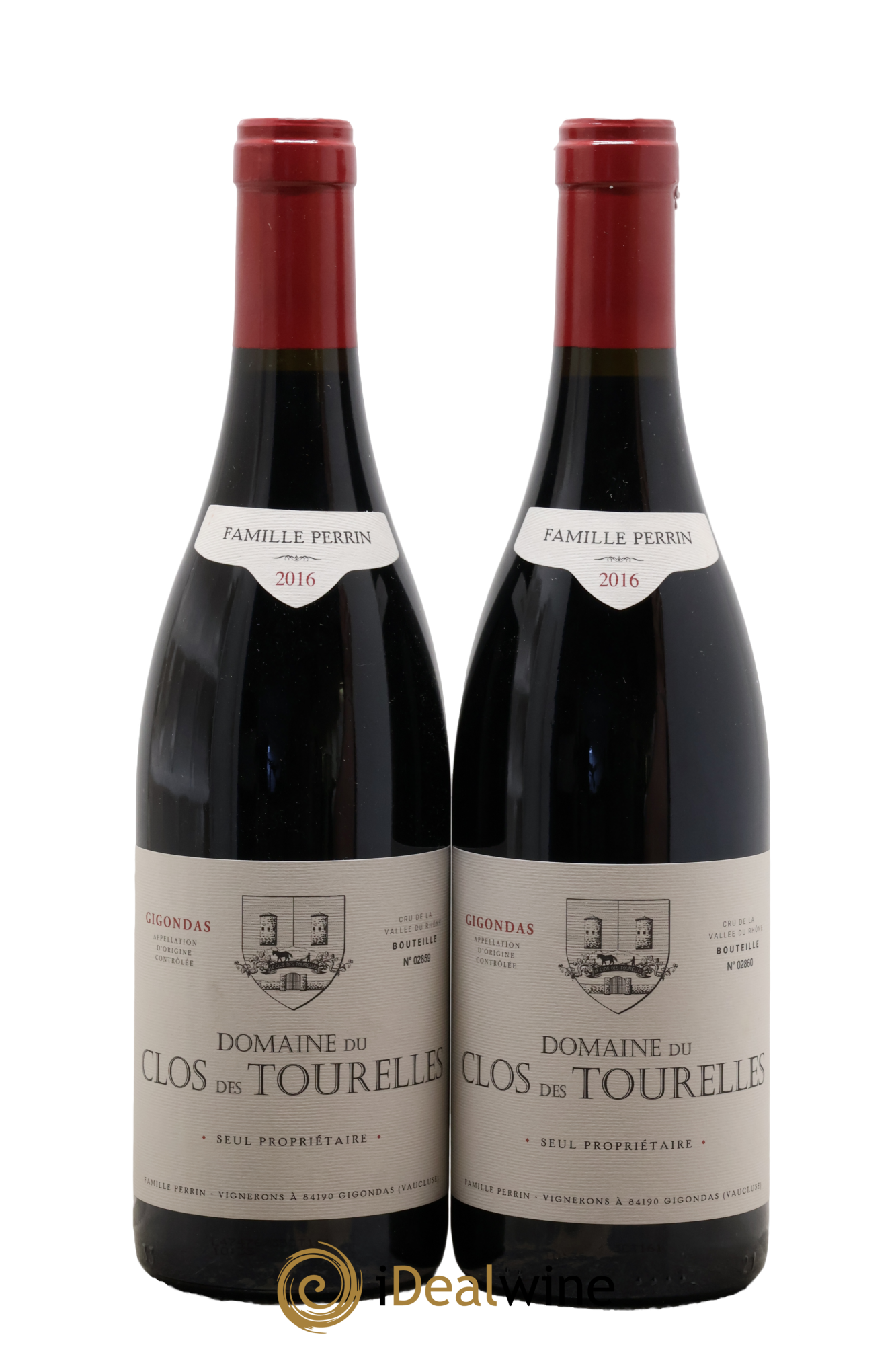 Gigondas Clos Des Tourelles (Domaine du) Famille Perrin 2016 - Lot de 2 bouteilles - 0