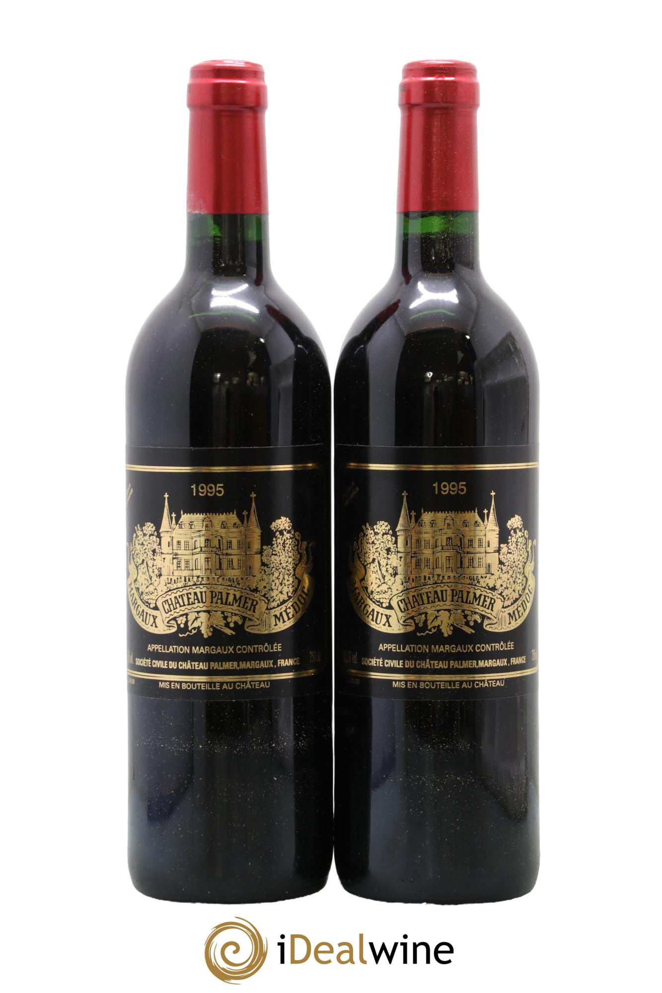 Château Palmer 3ème Grand Cru Classé 1995 - Lot de 2 bouteilles - 0