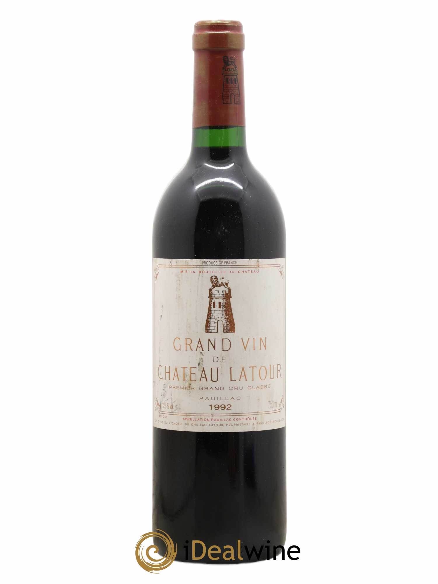 Château Latour 1er Grand Cru Classé 1992 - Lot de 1 bouteille - 0