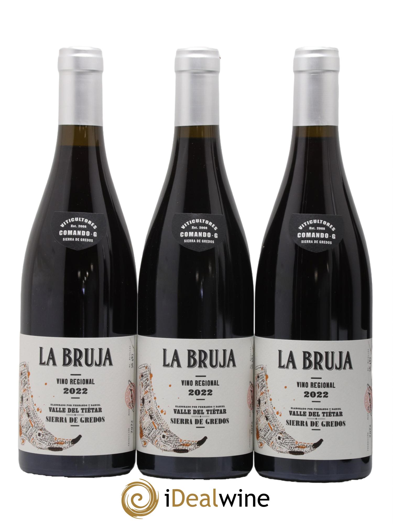 Vinos de Madrid DO Comando G La Bruja de Rozas 2022 - Lot de 6 bouteilles - 1
