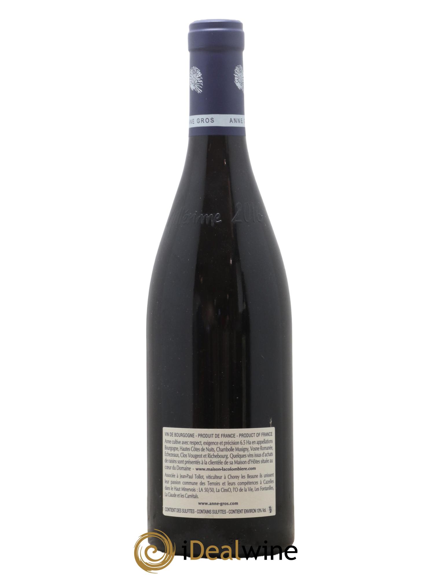 Echezeaux Grand Cru Les Loachausses Anne Gros 2016 - Lot de 1 bouteille - 1