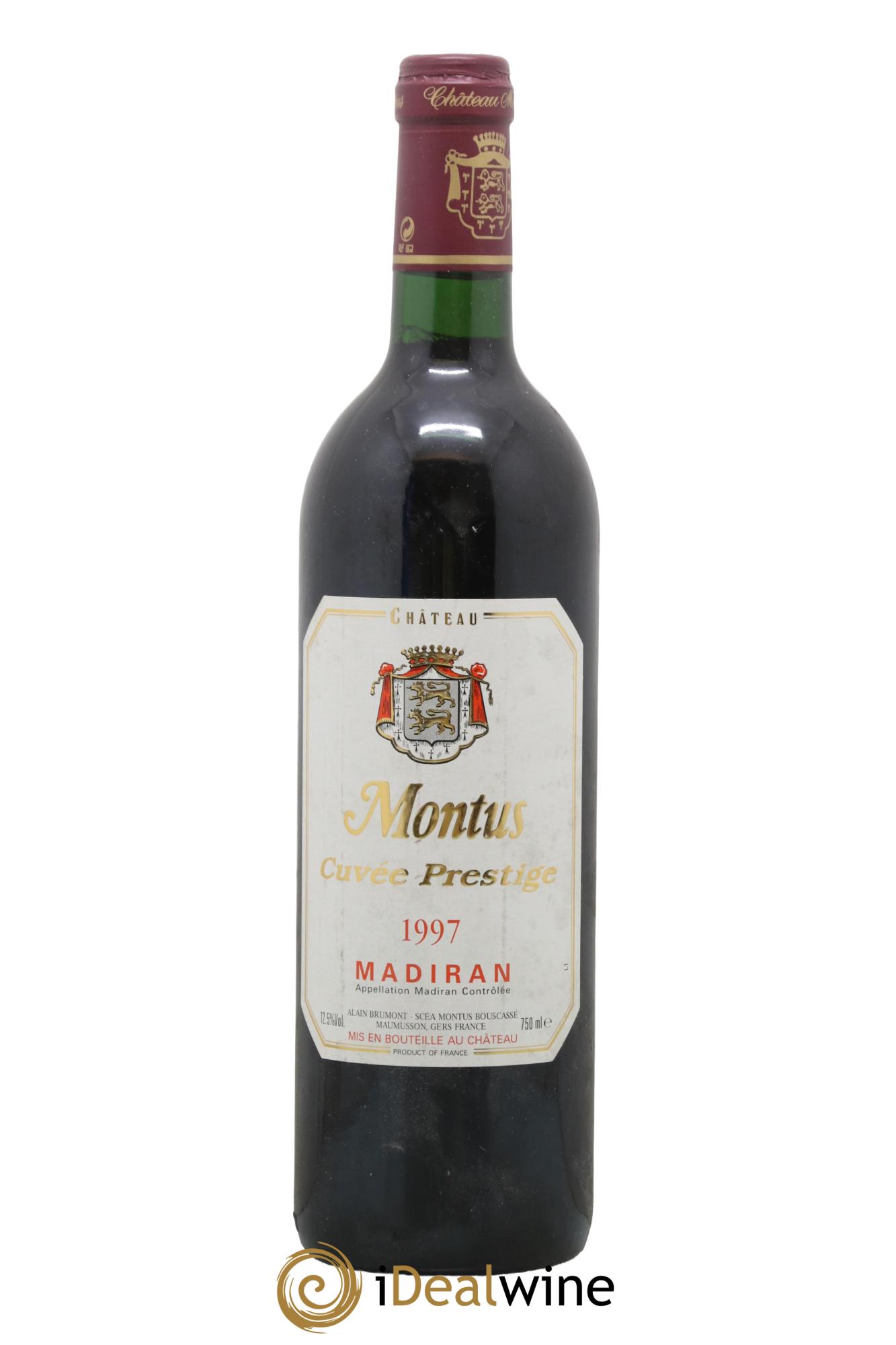 Madiran Château Montus-Prestige Alain Brumont 1997 - Lot de 1 bouteille - 0
