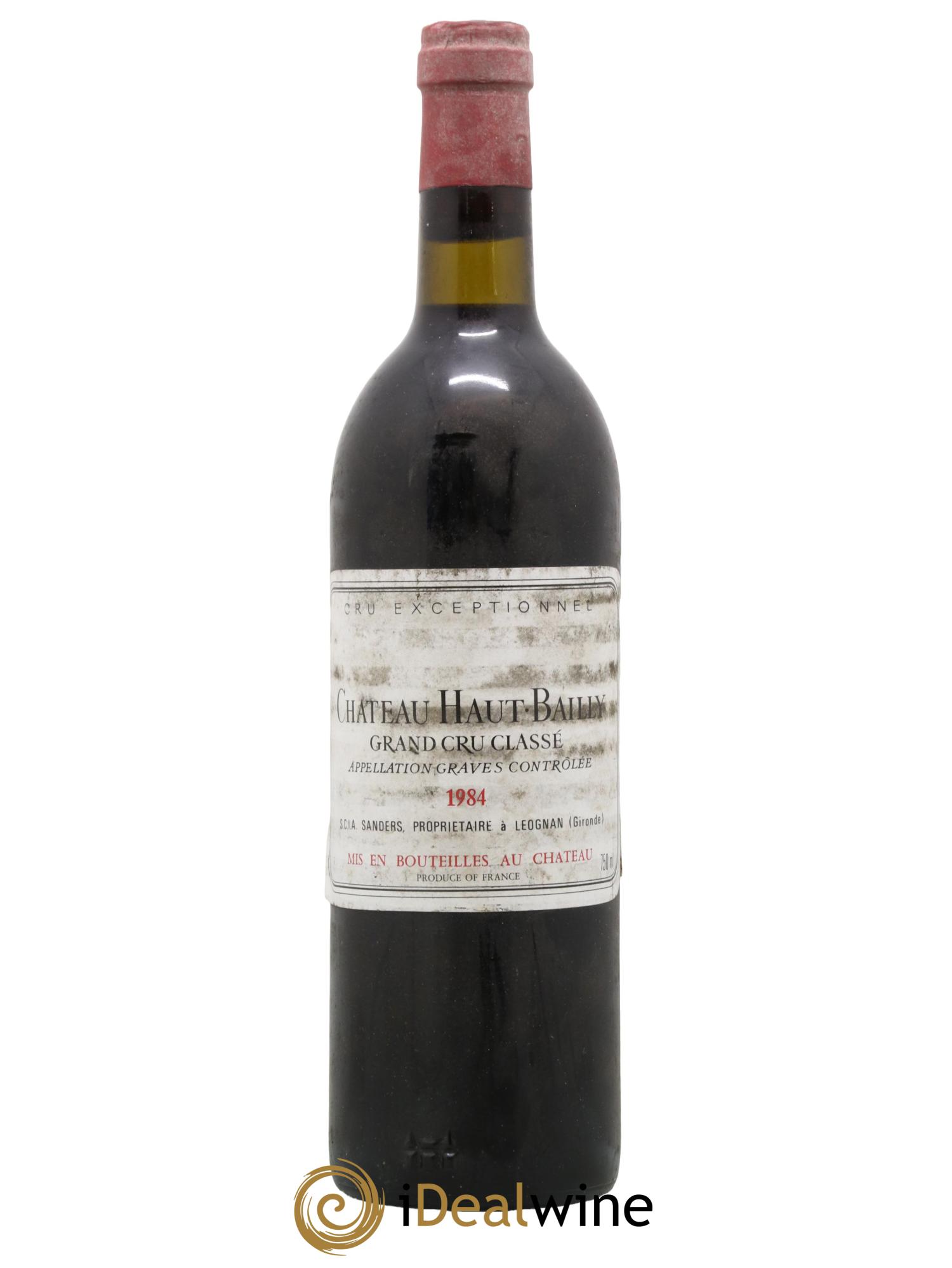 Château Haut-Bailly Cru Classé de Graves 1984 - Lot de 1 bouteille - 0