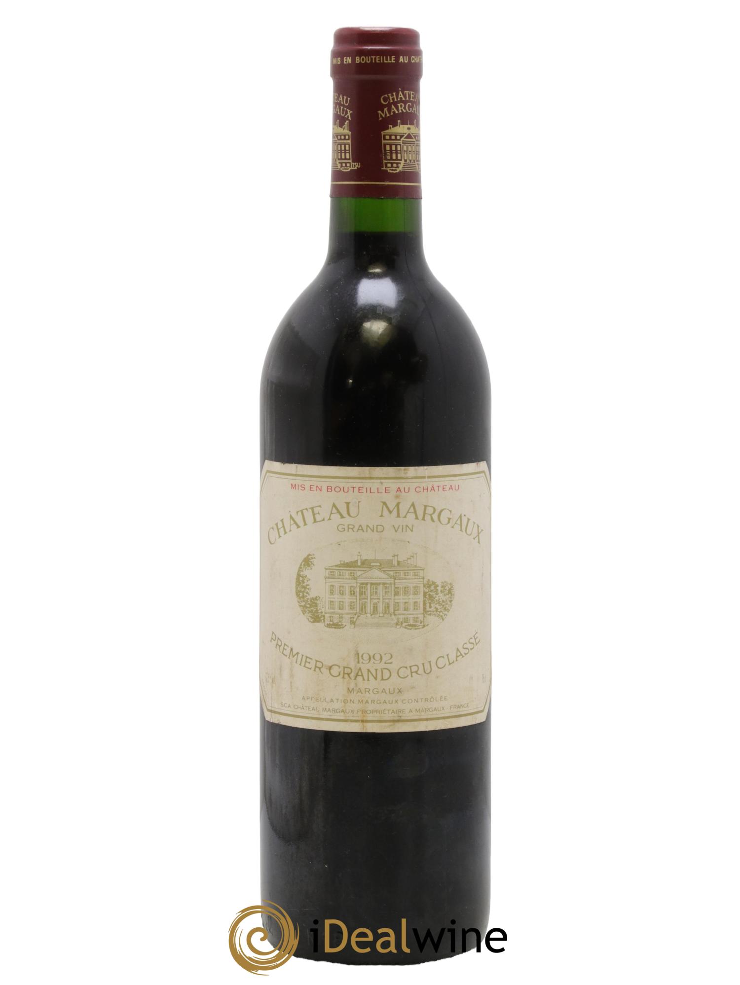 Château Margaux 1er Grand Cru Classé 1992 - Lot de 1 bouteille - 0