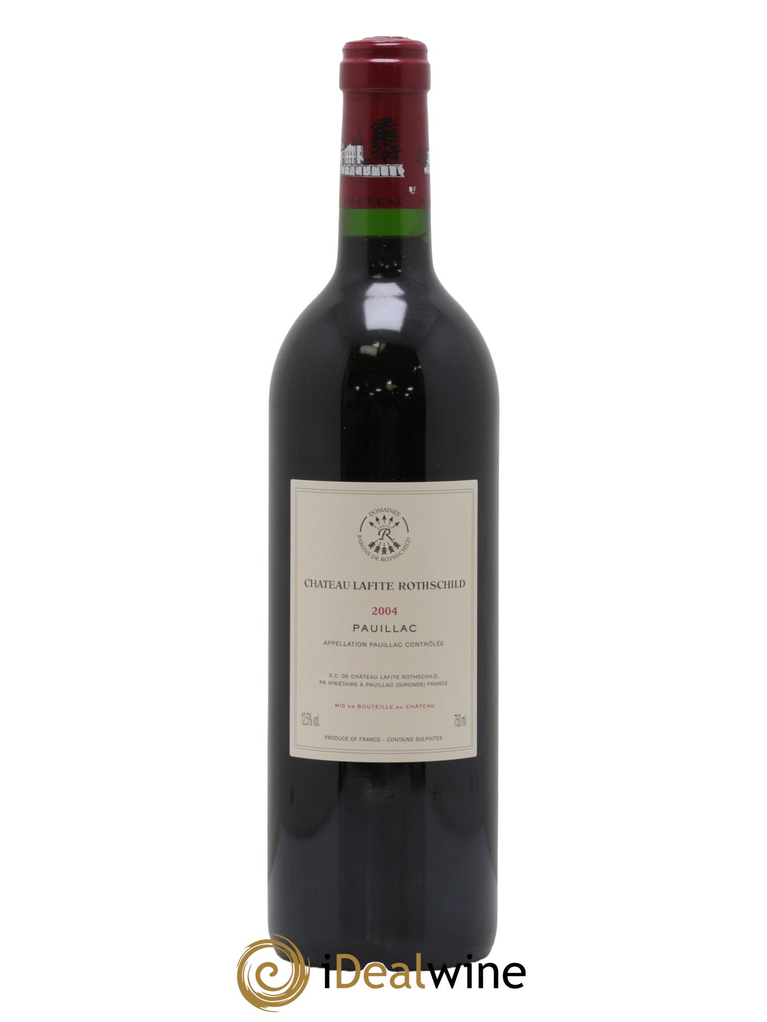 Château Lafite Rothschild 1er Grand Cru Classé 2004 - Lot de 1 bouteille - 1