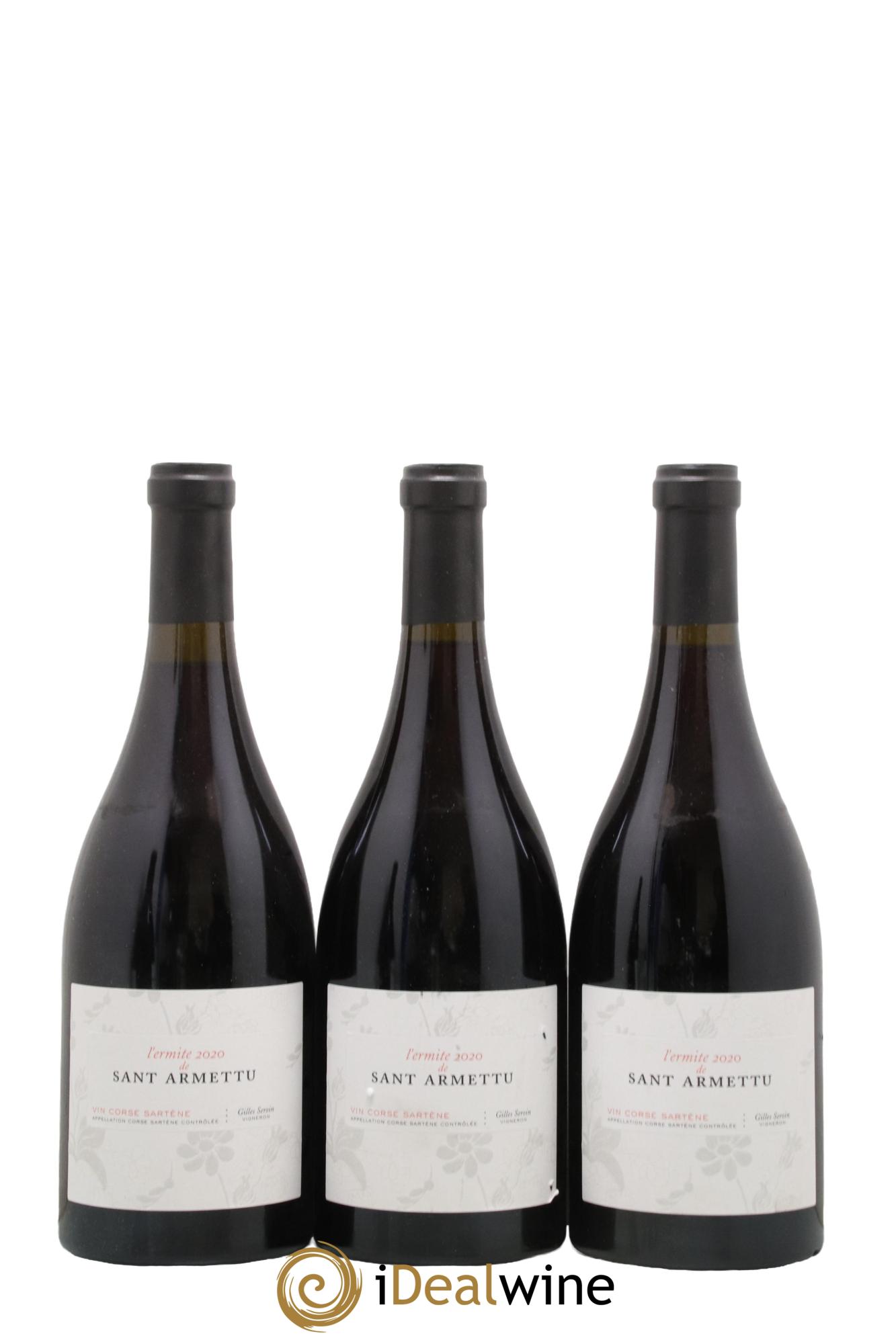 Ile de Beauté l'Ermite Sant Armettu (Domaine) 2020 - Lot de 3 bouteilles - 0