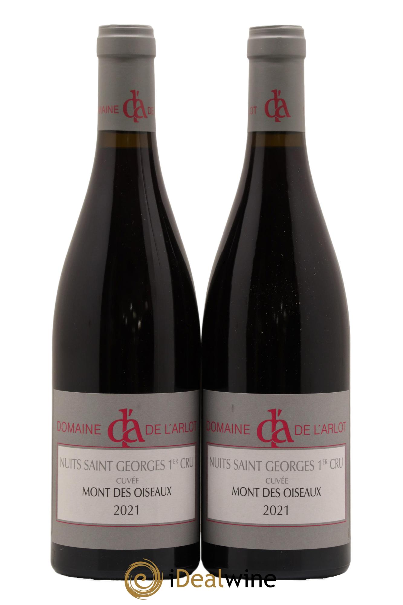 Nuits-Saint-Georges 1er Cru Mont des Oiseaux Domaine de l'Arlot 2021 - Lot de 2 bouteilles - 0