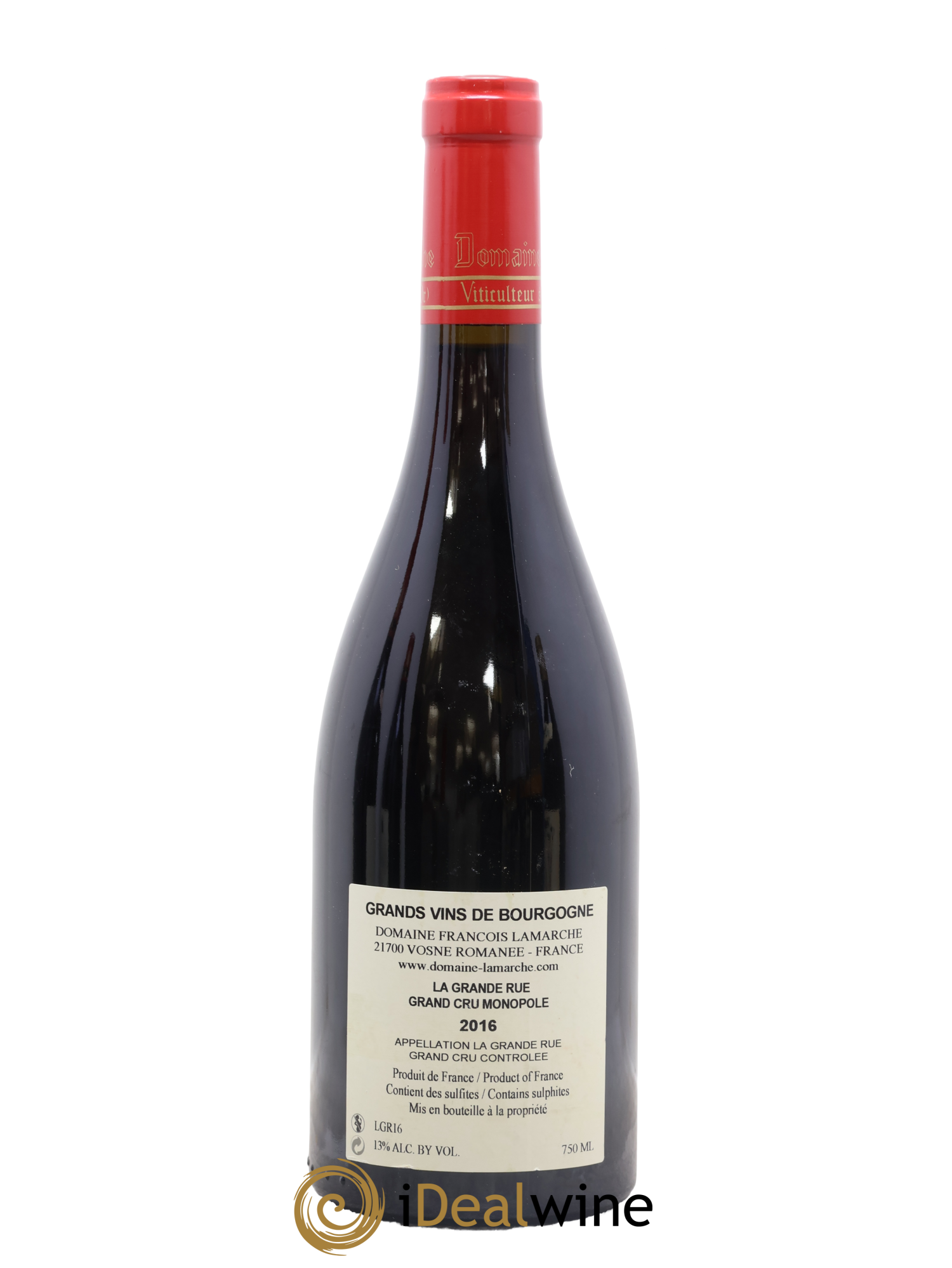 La Grande Rue Grand Cru Lamarche (Domaine) 2016 - Lot de 1 bouteille - 1