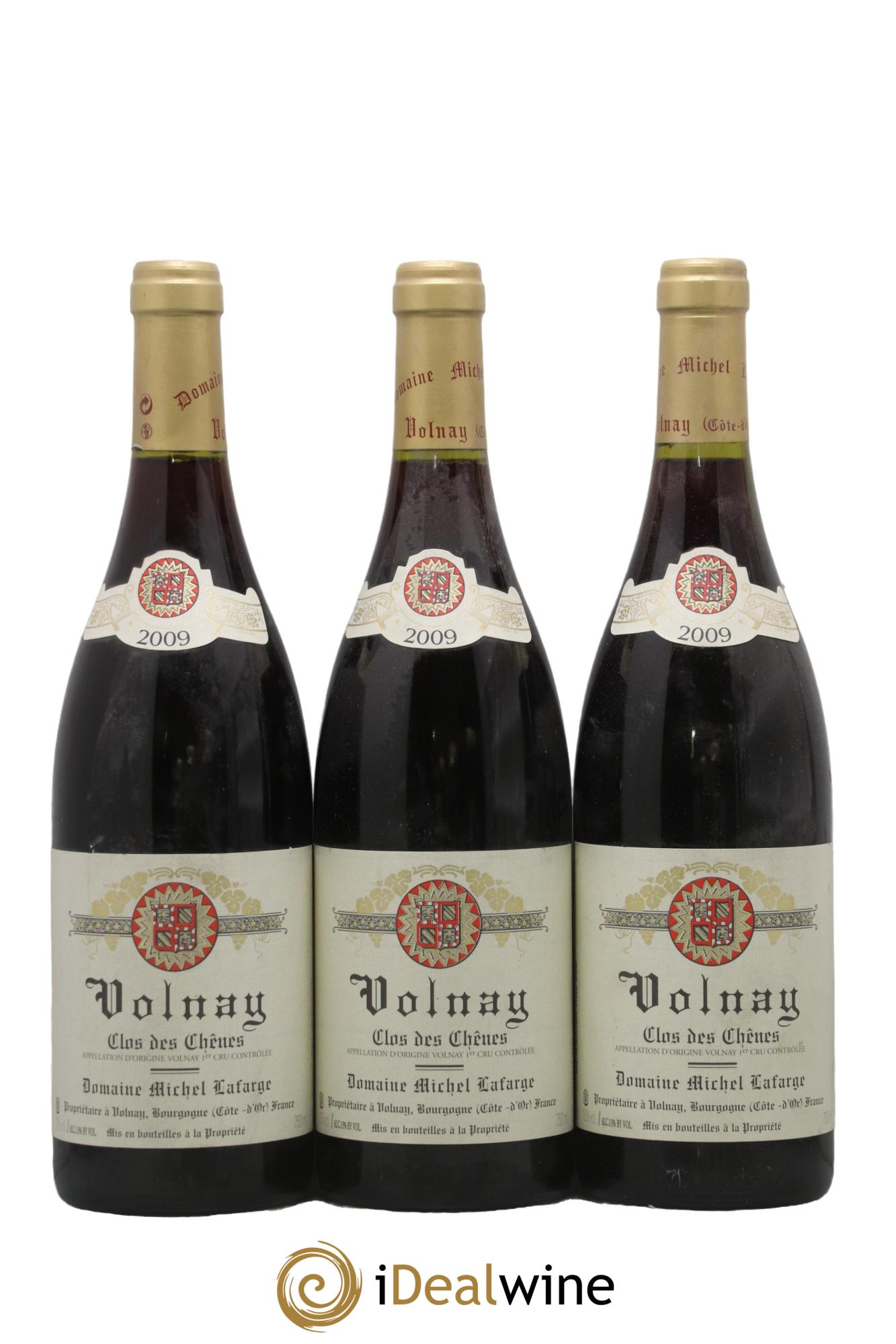 Volnay 1er Cru Clos des Chênes Lafarge (Domaine) 2009 - Lot de 3 bouteilles - 0