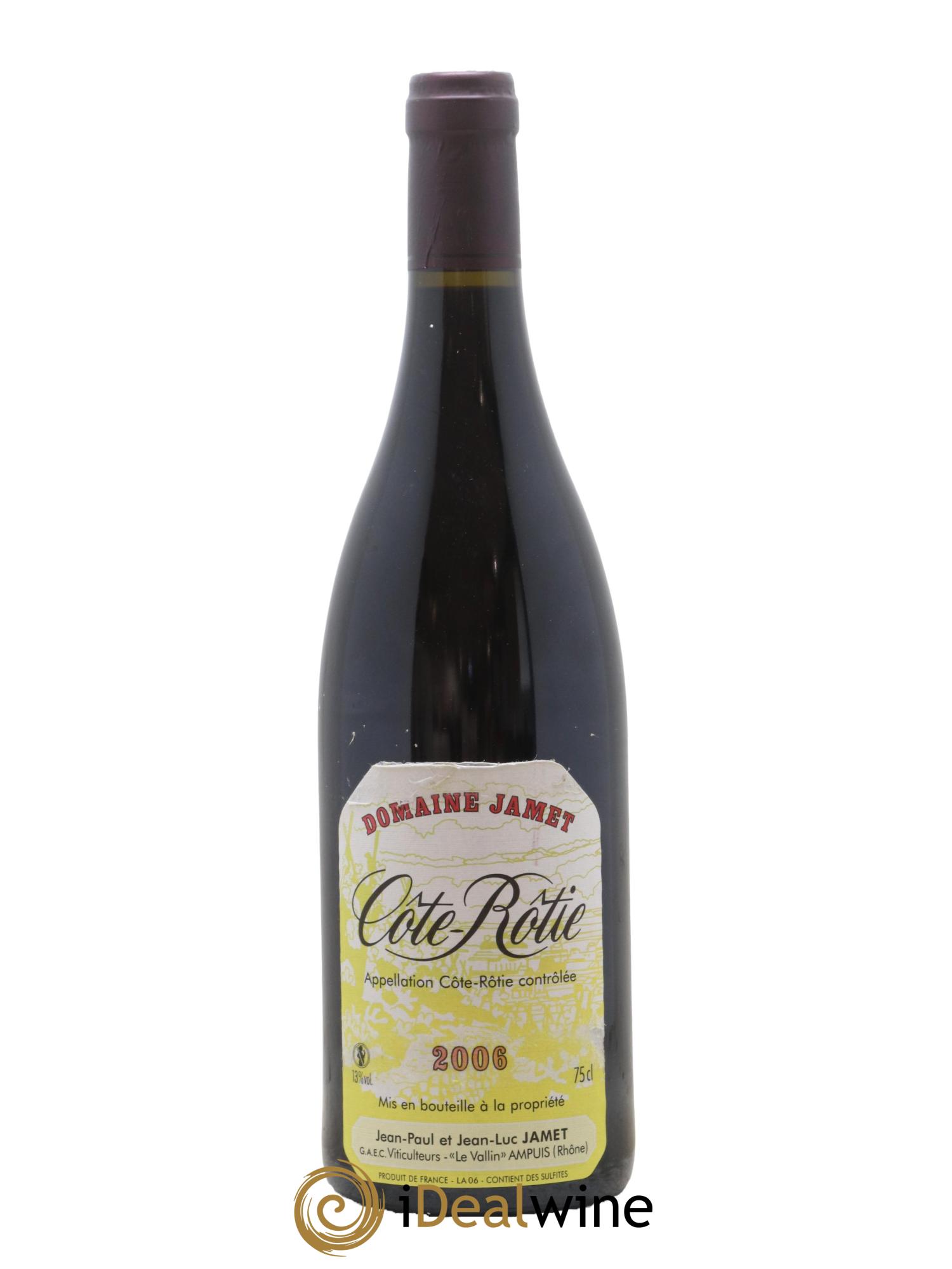 Côte-Rôtie Jamet (Domaine) 2006 - Lot de 1 bouteille - 0