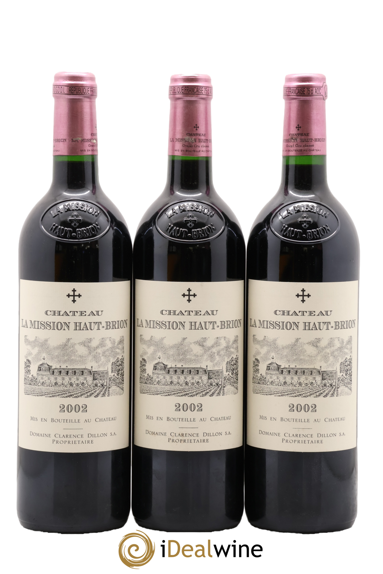 Château la Mission Haut-Brion Cru Classé de Graves 2002 - Lot of 12 bottles - 3