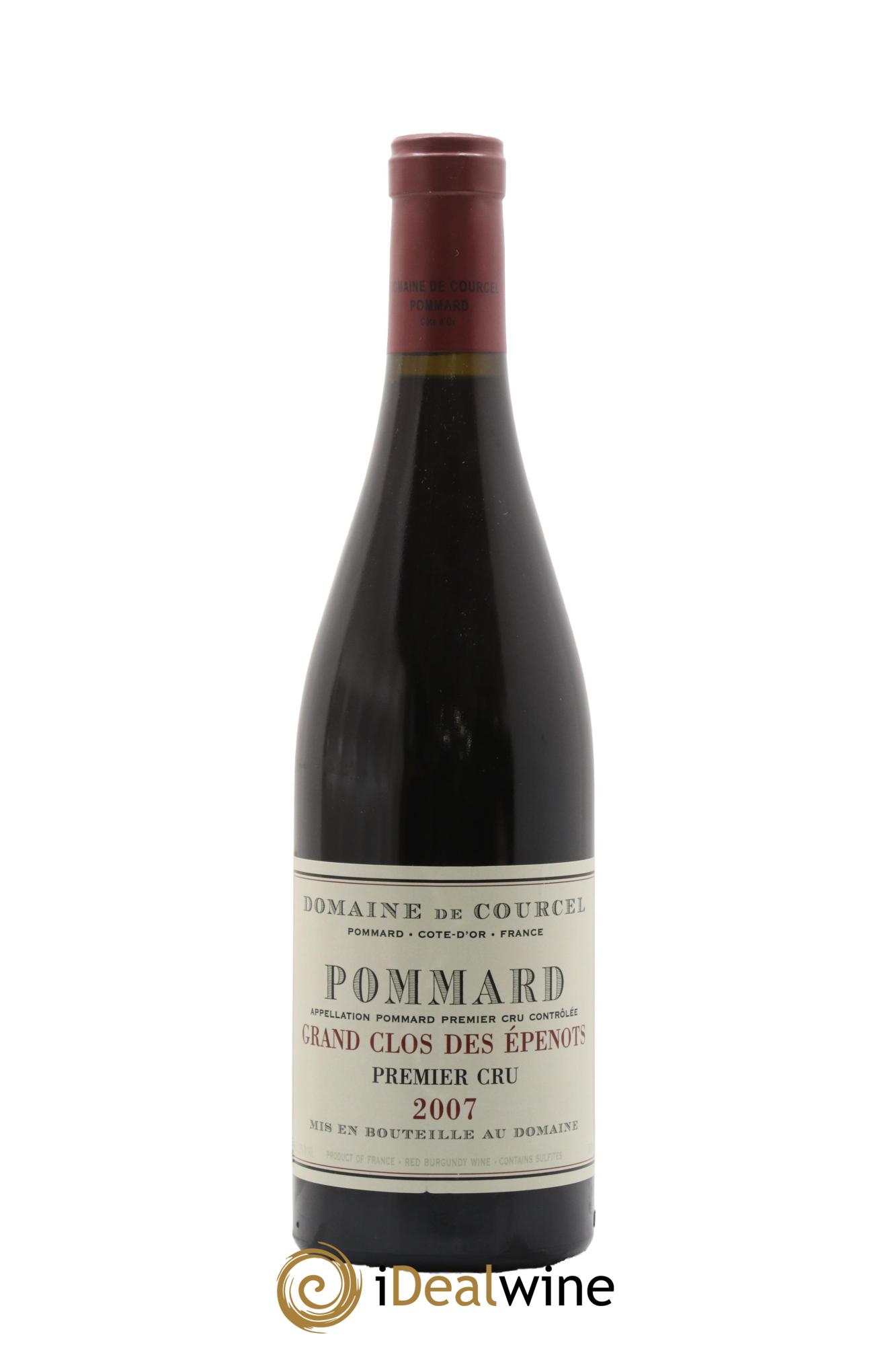 Pommard 1er Cru Grand Clos des Epenots de Courcel (Domaine) 2007 - Lot de 1 bouteille - 0