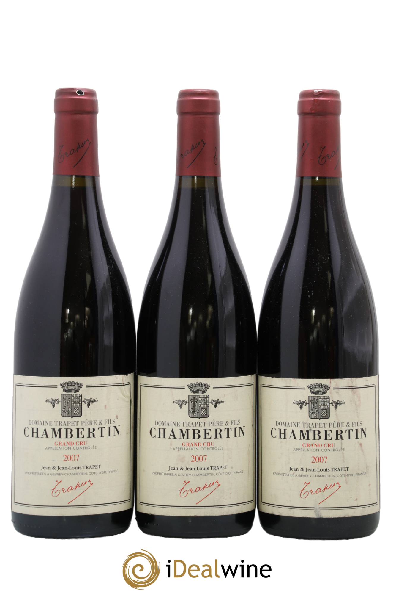 Chambertin Grand Cru Domaine Trapet 2007 - Posten von 3 Flaschen - 0