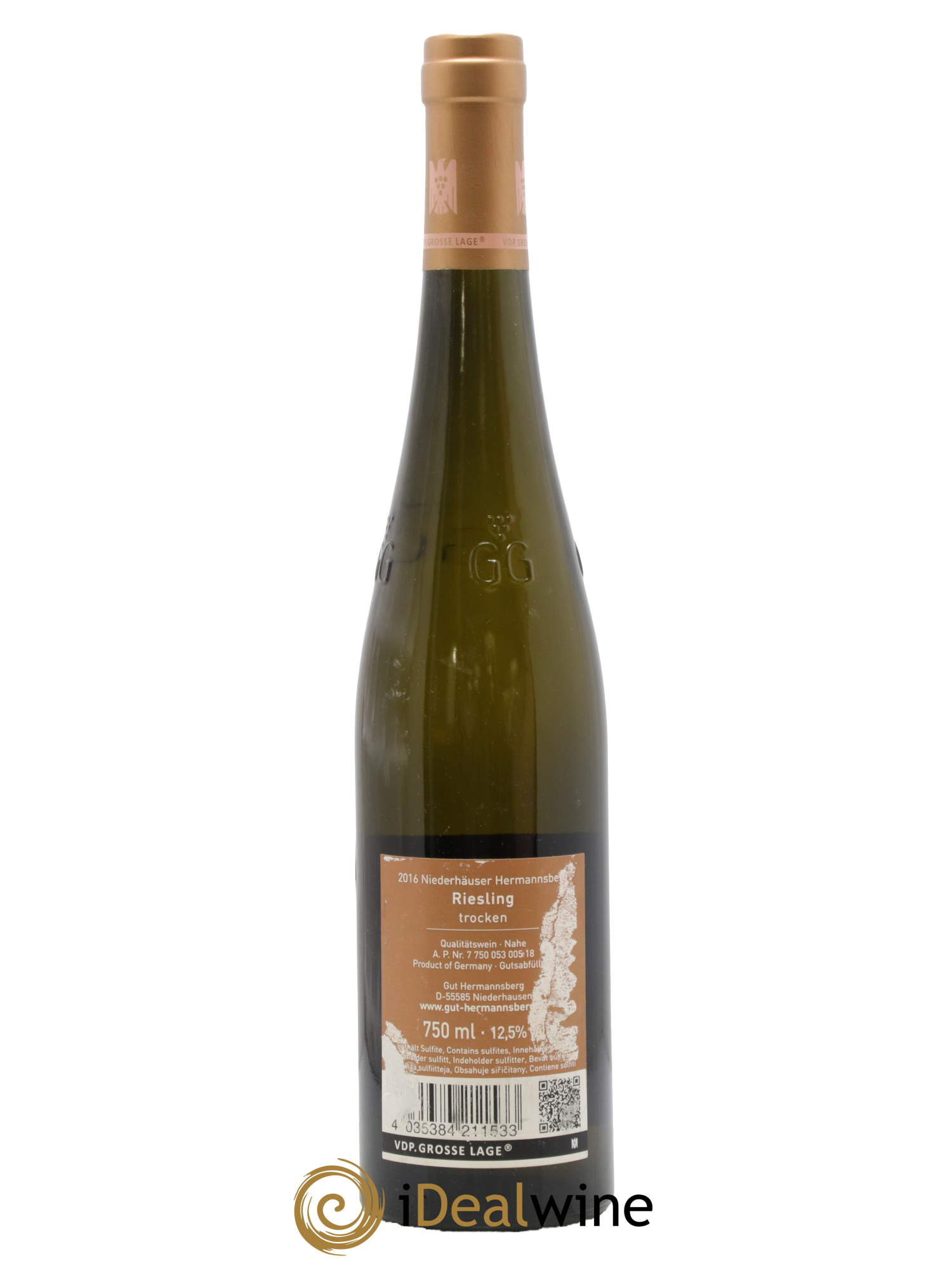 Allemagne Riesling Hermannsberg GG Gut Hermannsberg 2016 - Lot of 1 bottle - 1