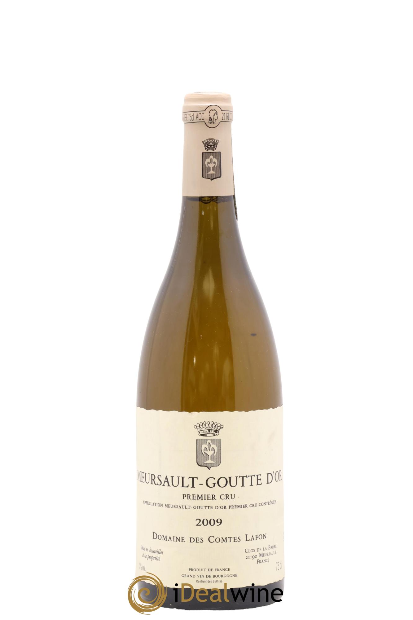 Meursault 1er Cru Goutte d'Or Comtes Lafon (Domaine des) 2009 - Lotto di 1 bottiglia - 0