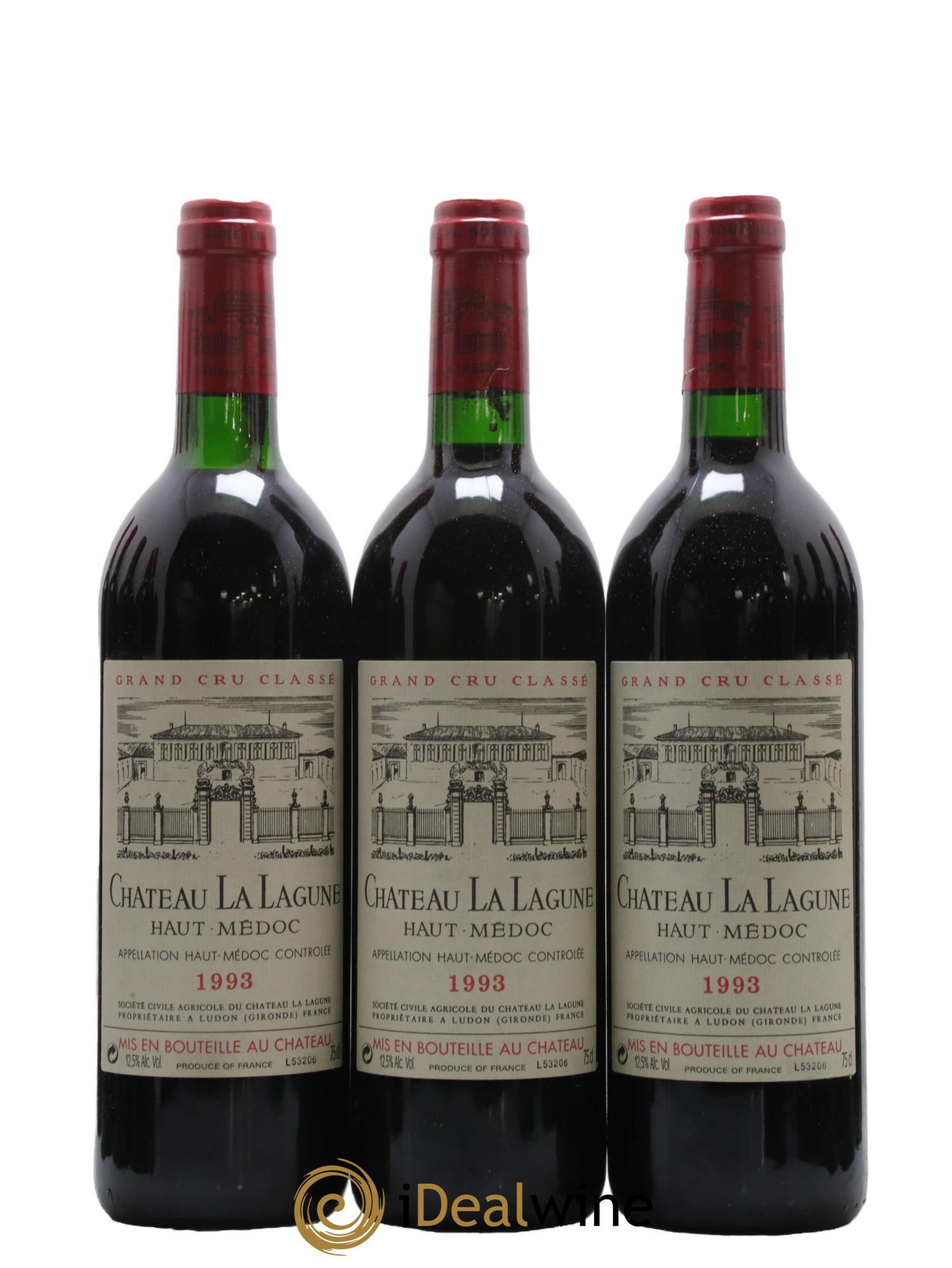Château la Lagune 3ème Grand Cru Classé 1993 - Lot de 12 bouteilles - 1