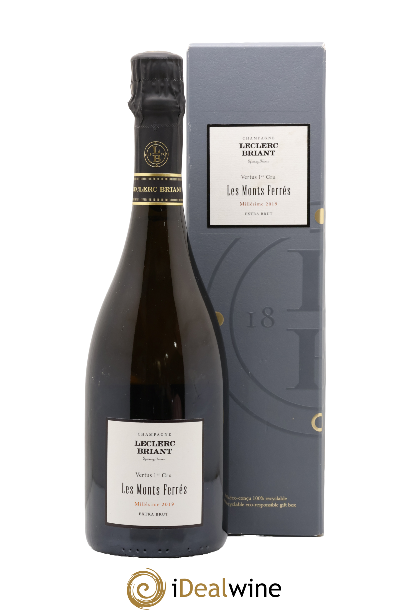 Vertus Les Monts Ferrés Extra Brut Leclerc-Briant 2019 - Lot of 1 bottle - 0