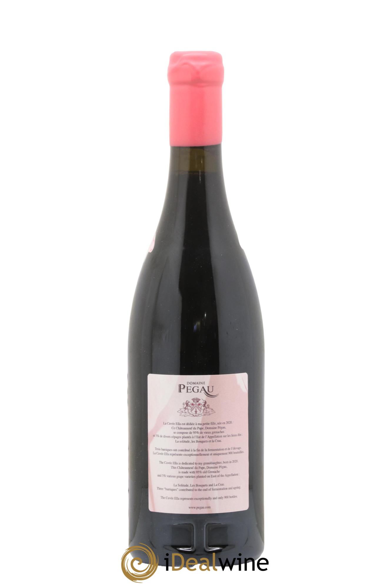 Châteauneuf-du-Pape Cuvée Ella Domaine du Pegau 2020 - Lot de 1 bouteille - 1