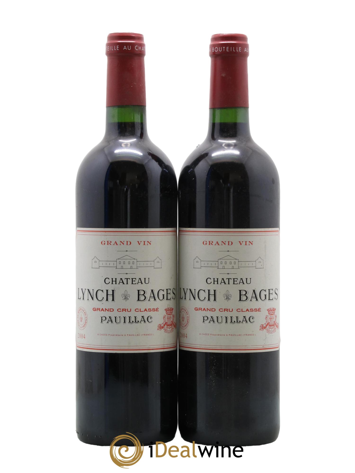 Château Lynch Bages 5ème Grand Cru Classé 2004 - Lot de 2 bouteilles - 0