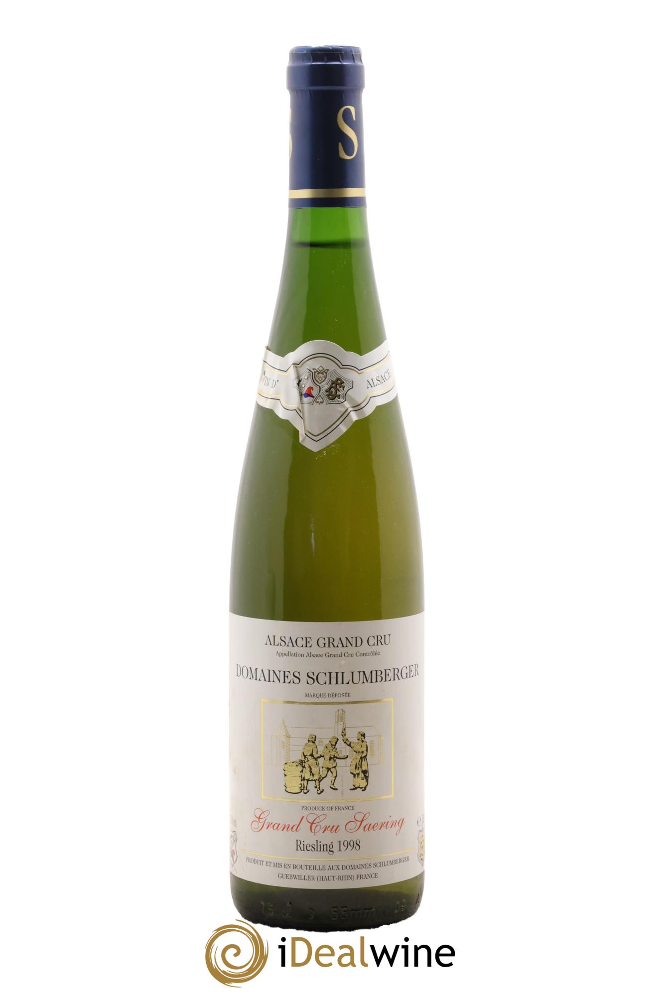 Alsace Grand cru Riesling Saering Domaine Schlumberger 1998 - Lotto di 1 bottiglia - 0