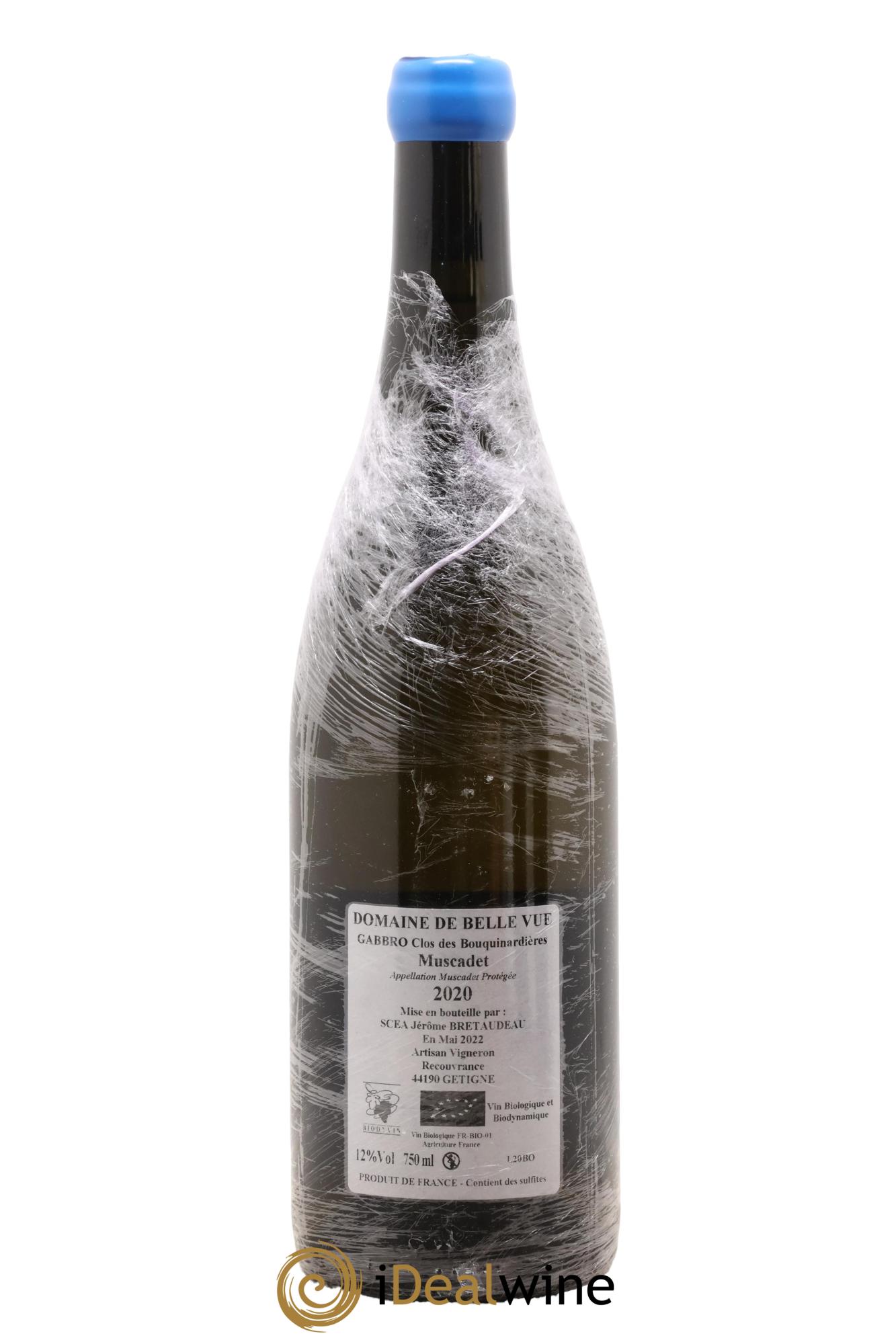 Muscadet-Sèvre-et-Maine Gabbro Jérôme Bretaudeau - Domaine de Bellevue 2020 - Lotto di 1 bottiglia - 1