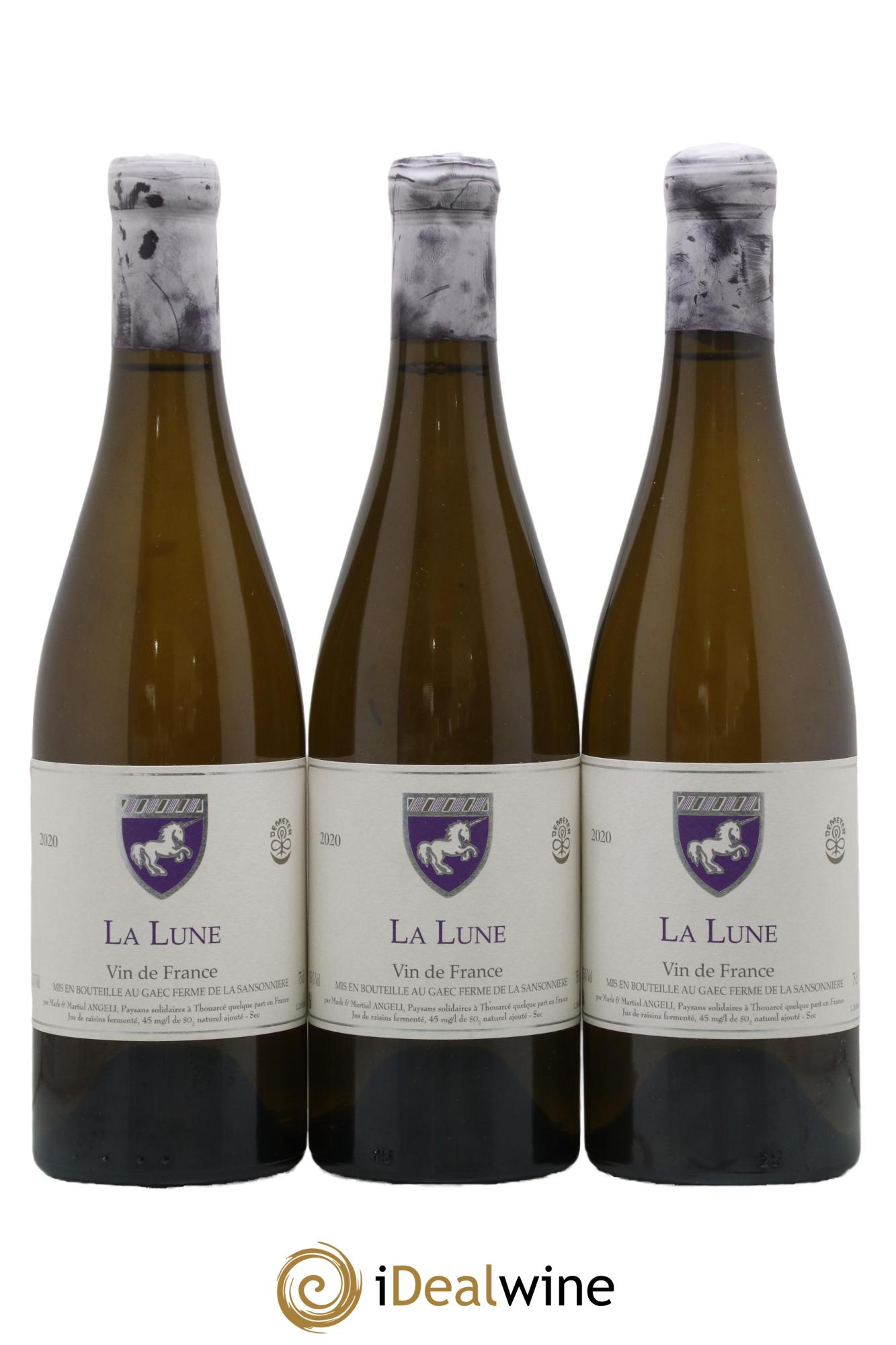 Vin de France La Lune Mark Angeli (Domaine) - Ferme de la Sansonnière 2020 - Lot of 3 bottles - 0