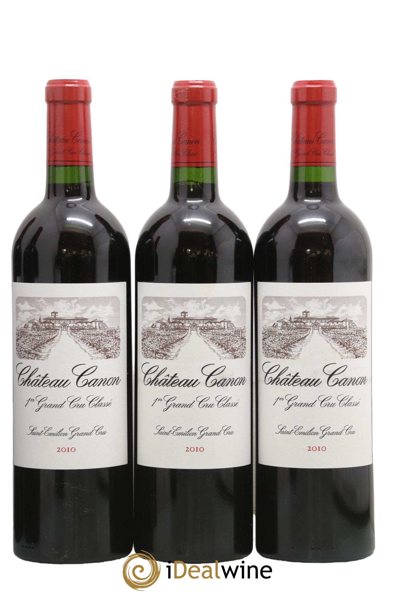 Château Canon 1er Grand Cru Classé B 2010 - Lotto di 6 bottiglie - 1
