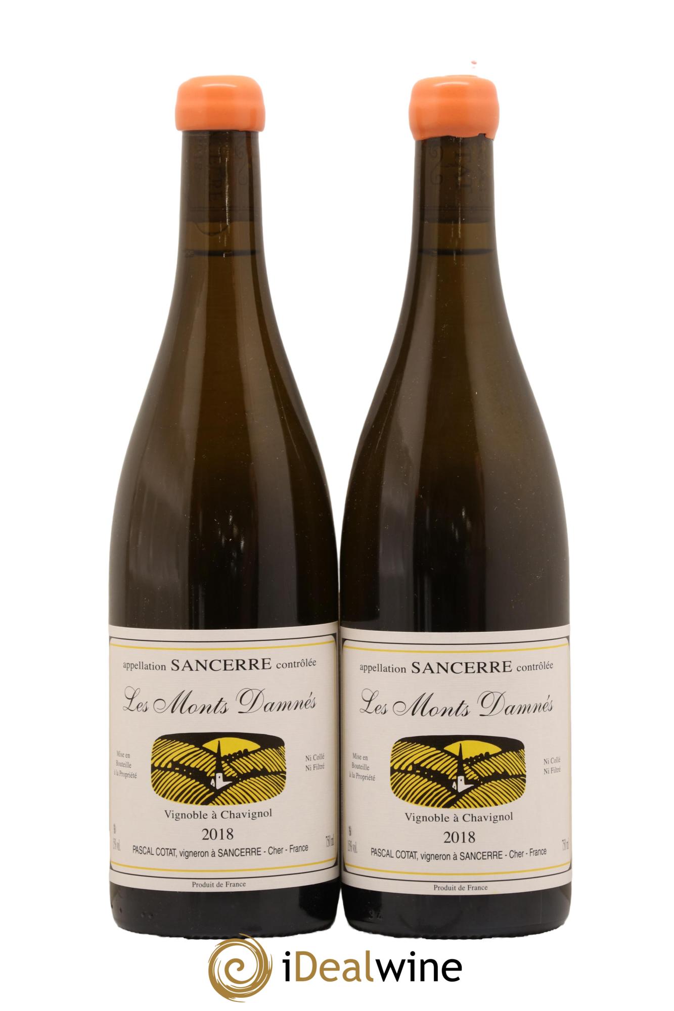 Sancerre Les Monts Damnés Pascal Cotat 2018 - Lot de 2 bouteilles - 0